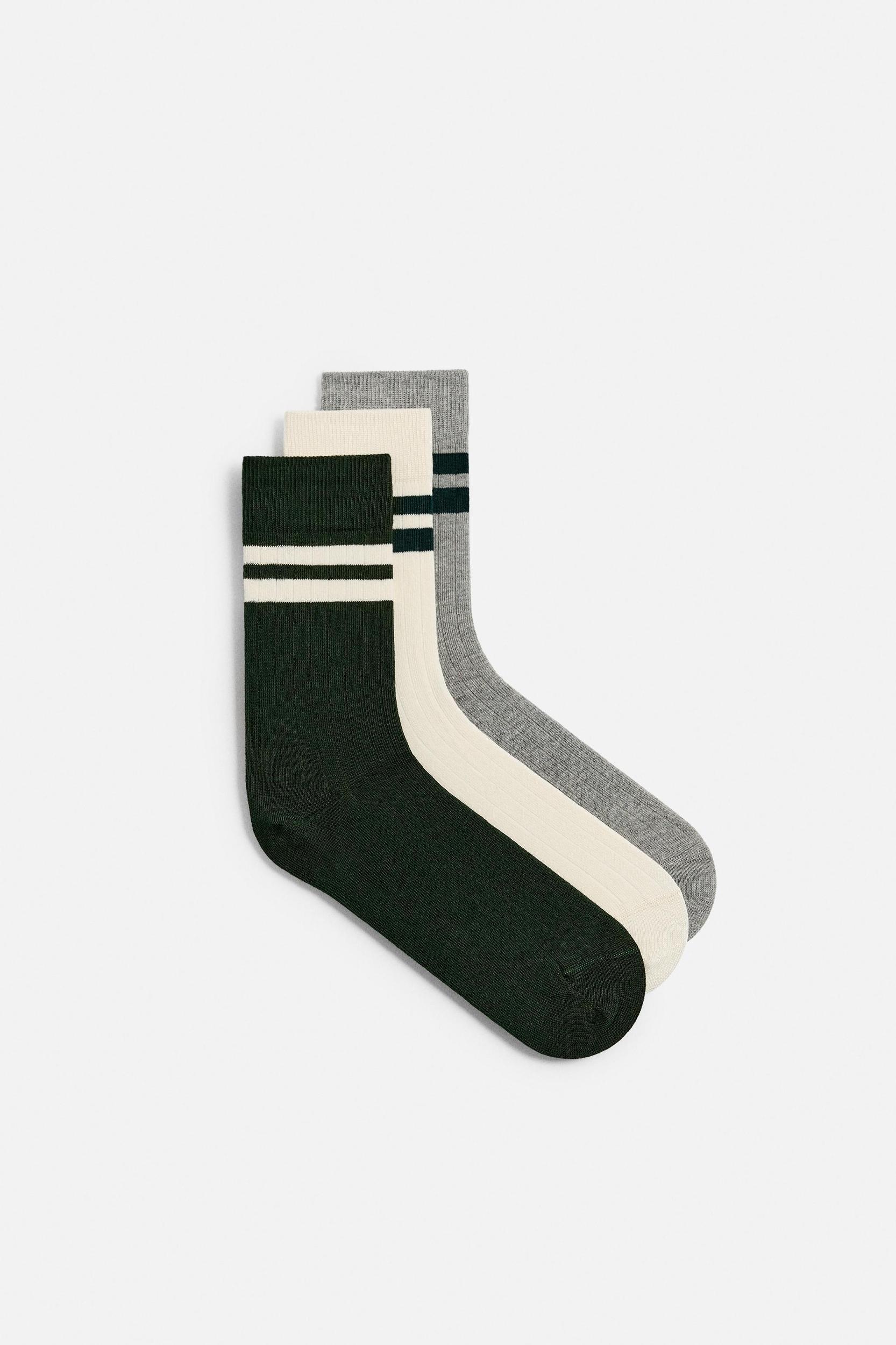 3-PACK OF STRIPED SOCKS Product Image