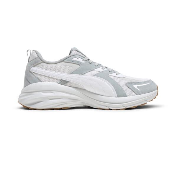 PUMA Hypnotic LS Men's Sneakers in Feather Grey/White/Cool Mid Grey Product Image
