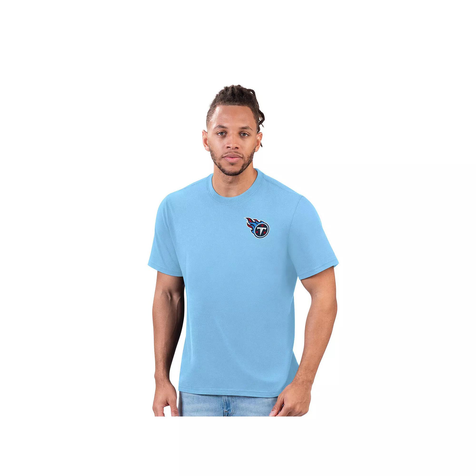 Men's Margaritaville Light Blue Tennessee Titans Flip Flop T-Shirt,  Product Image