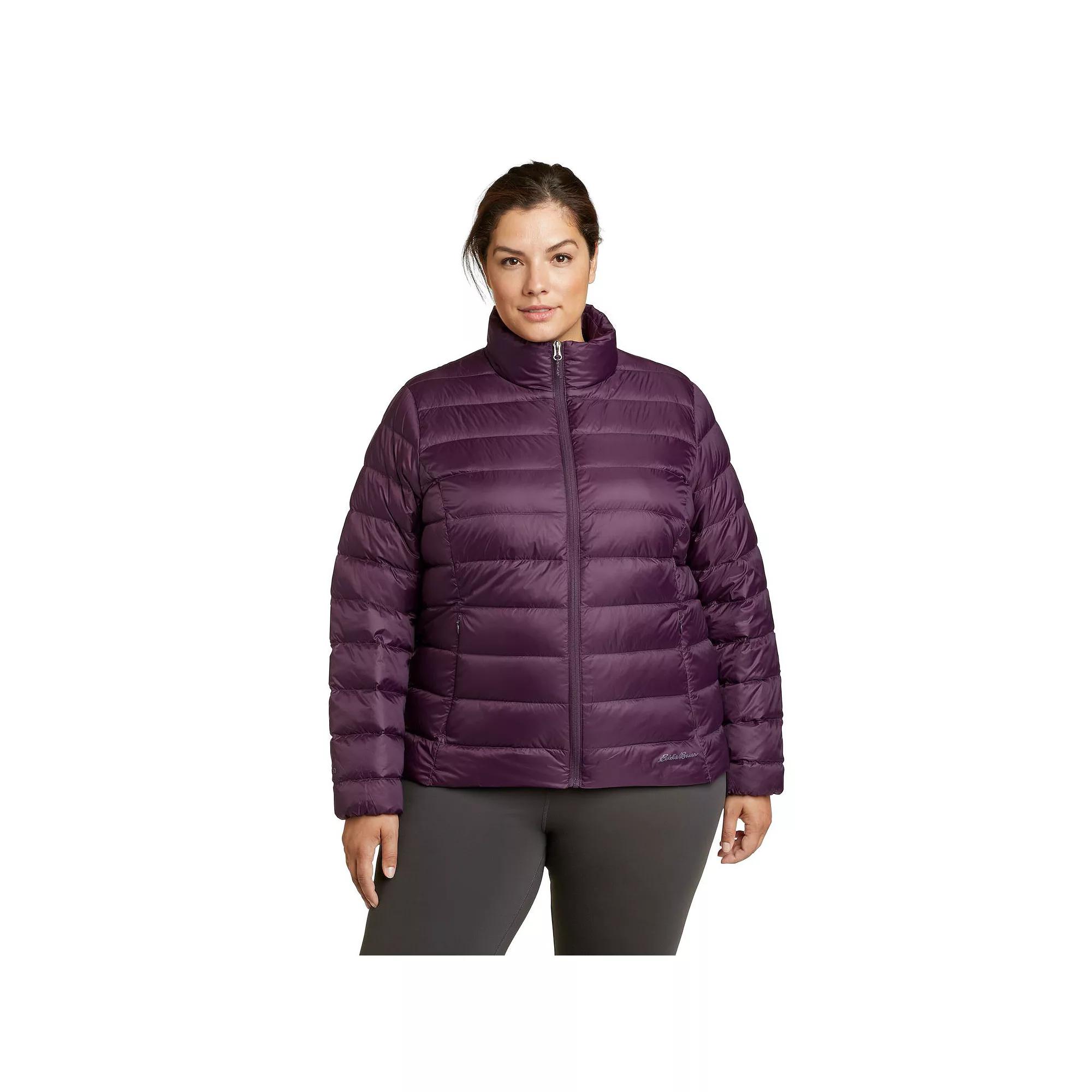Plus Size Eddie Bauer Cirruslite Down Jacket, Women's, Size: 3XL, Eggplant Product Image