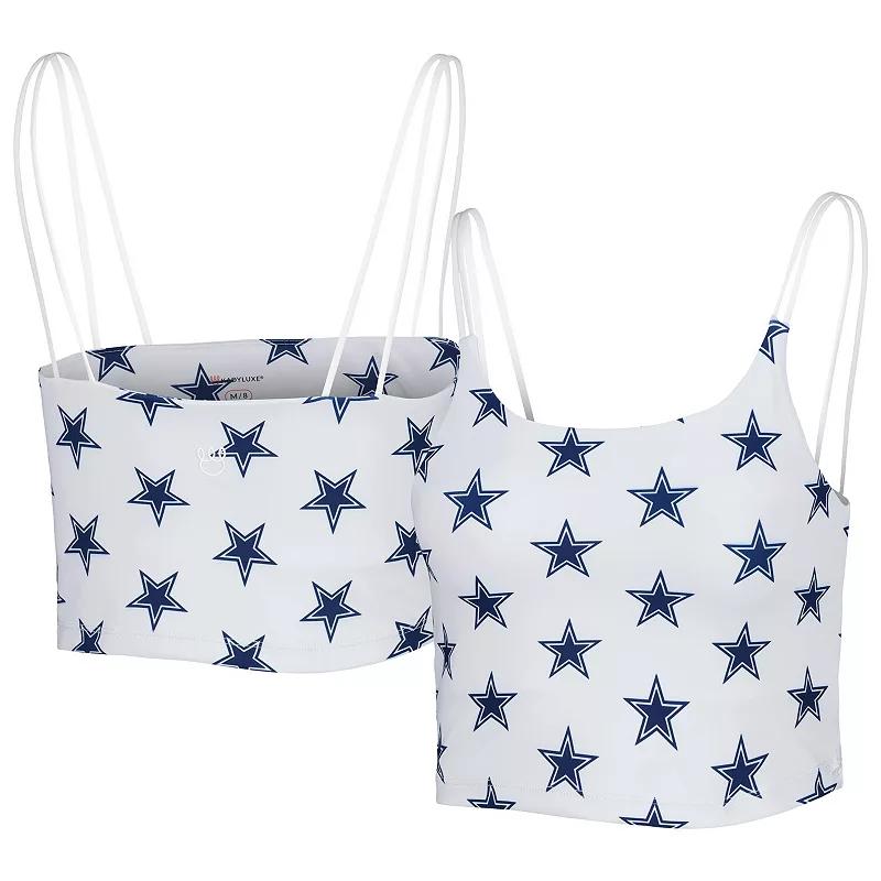 Womens Dallas Cowboys Countess Allover Print Sleeveless Cami Tank Top Product Image