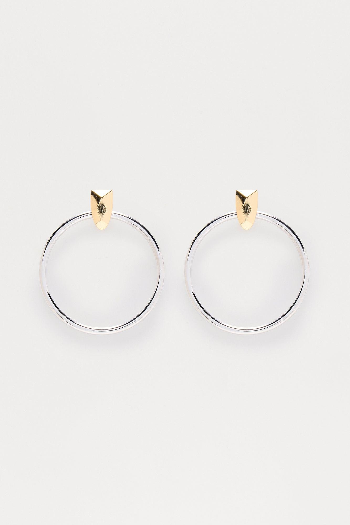 Fusion Elegance Drop Earrings - Multi Color Female Product Image