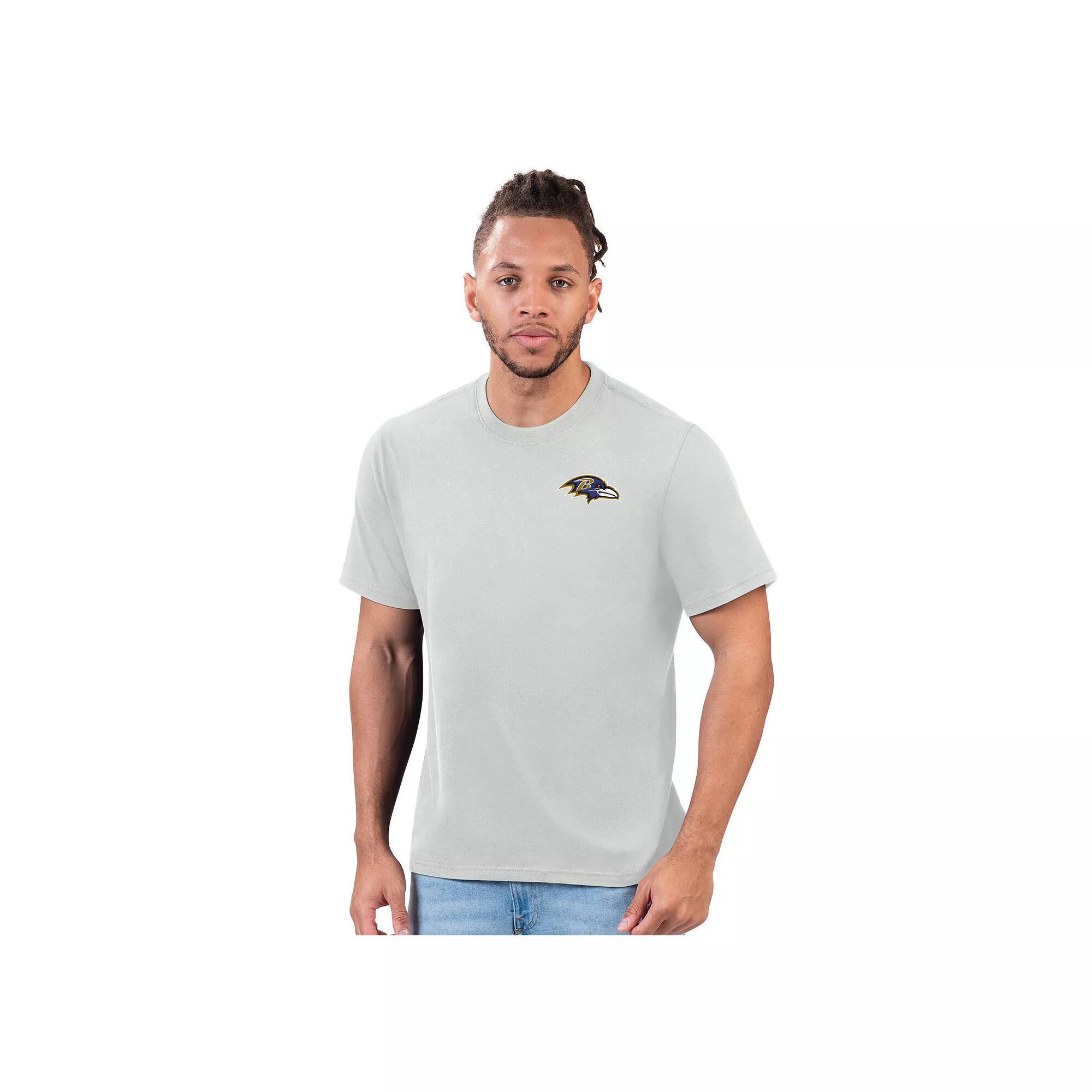 Men's Margaritaville Gray Baltimore Ravens Wastin' Away T-Shirt,  Product Image