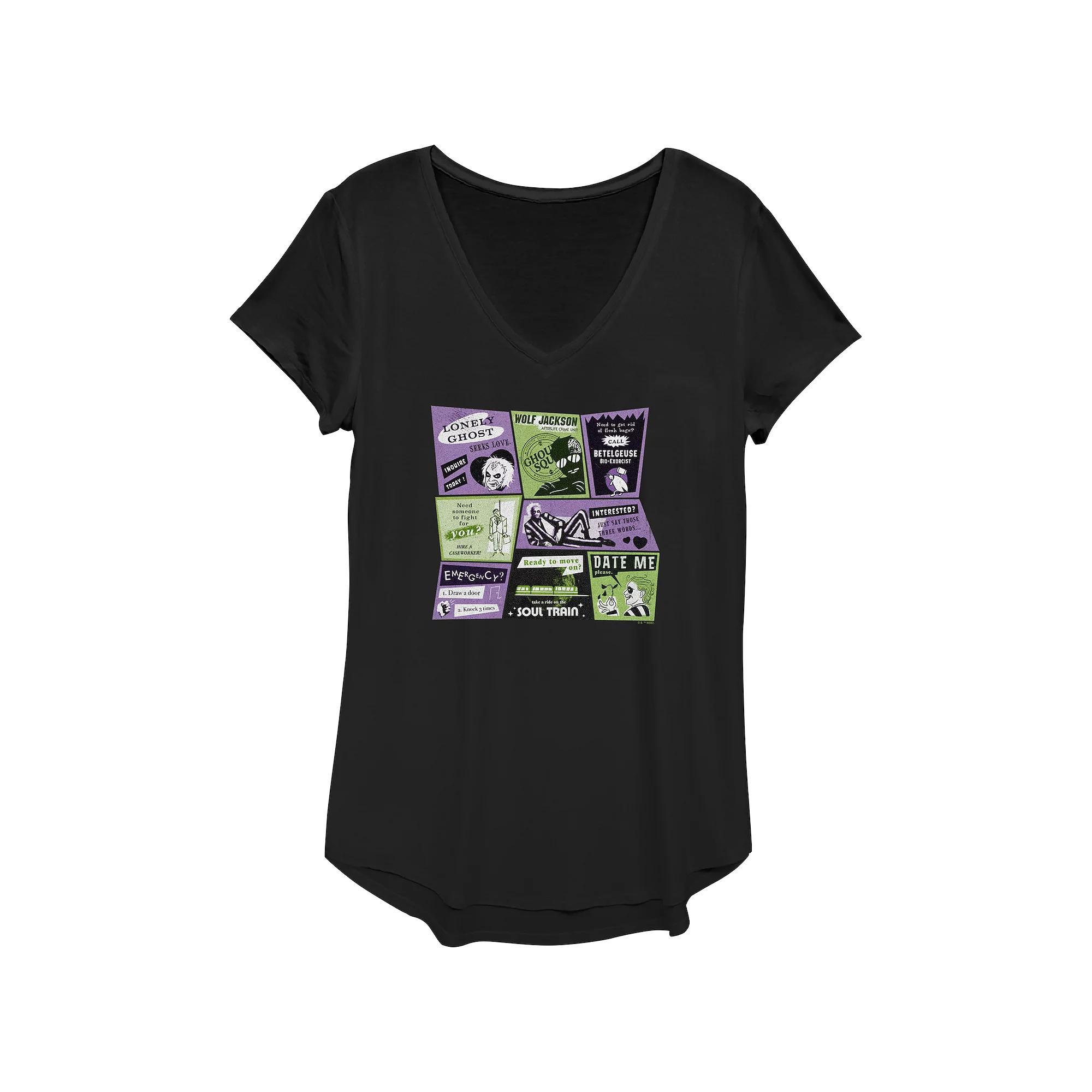 Women's Beetlejuice 2 Classified Ads Graphic Tee,  Product Image