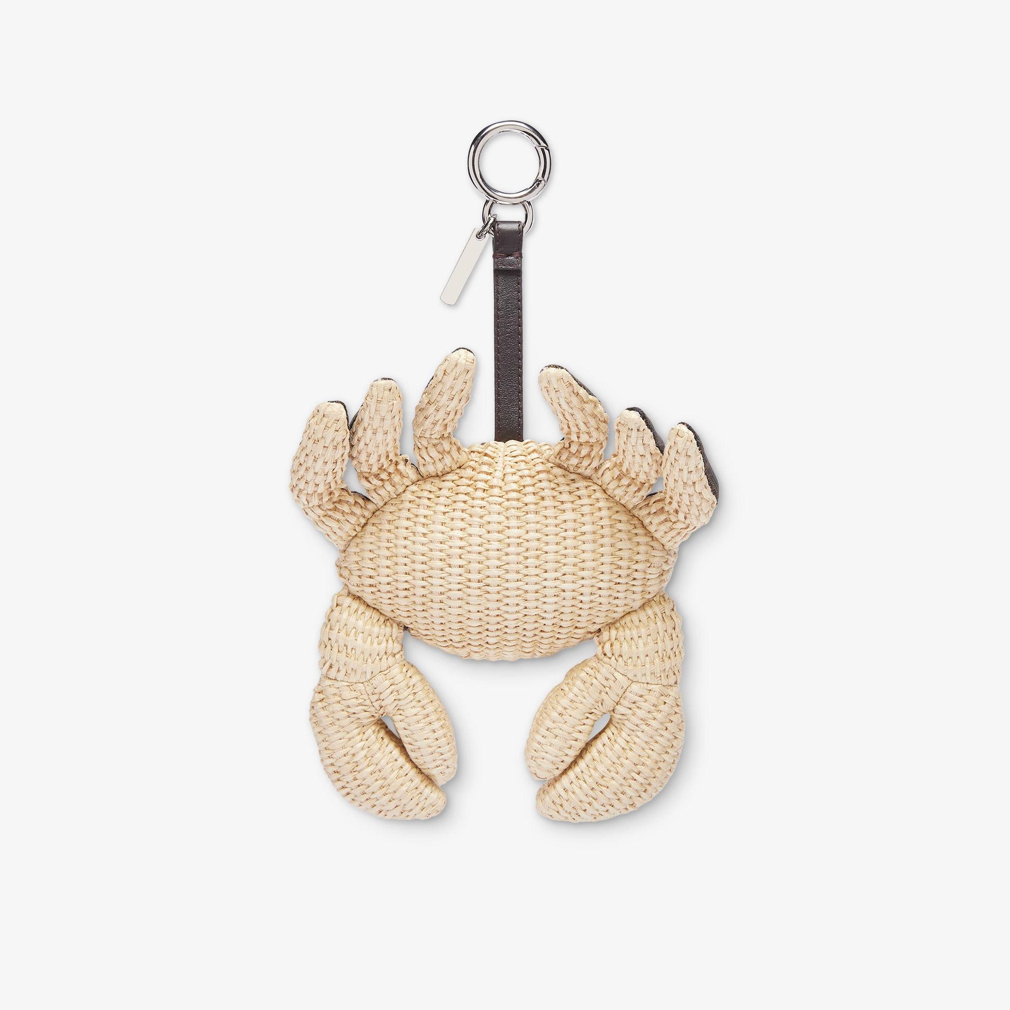 Crab CharmRaffia and jacquard charm Product Image
