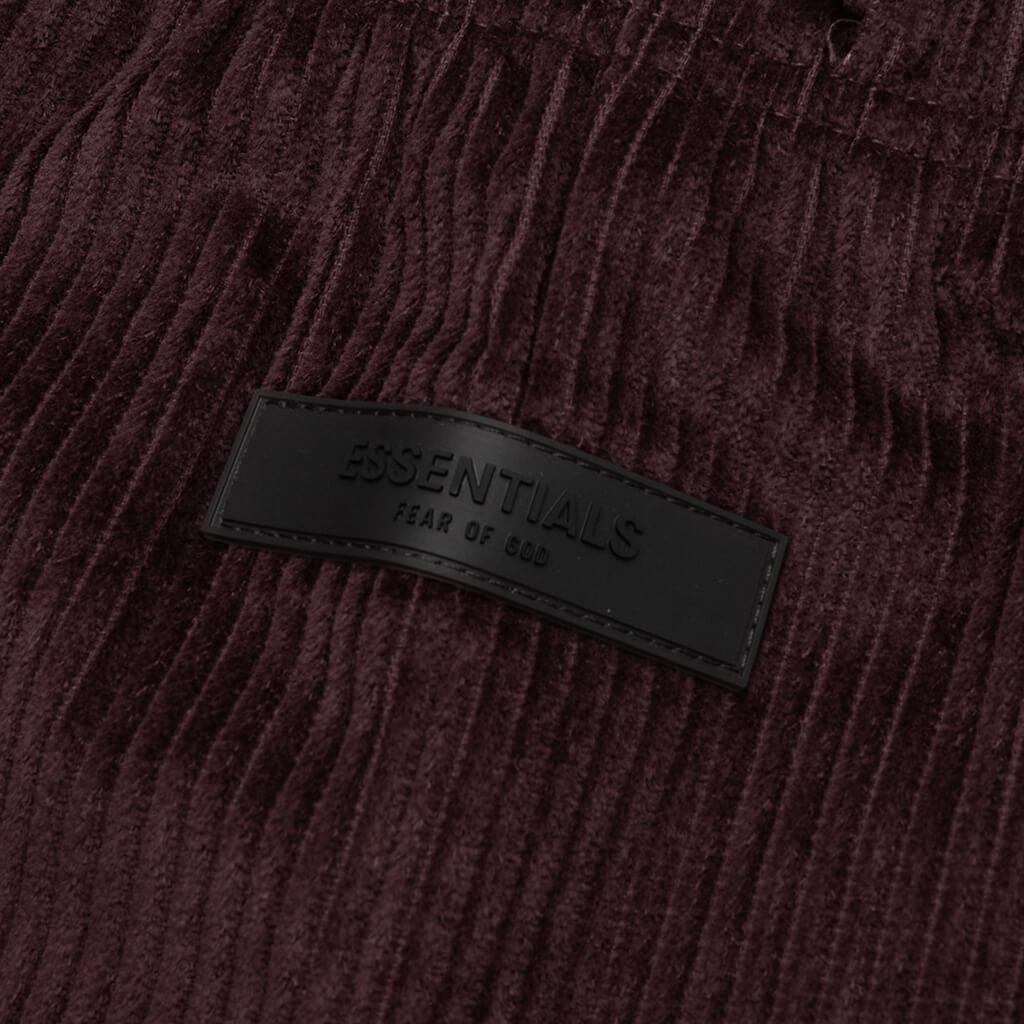 Women's Corduroy Dock Short - Plum Female Product Image