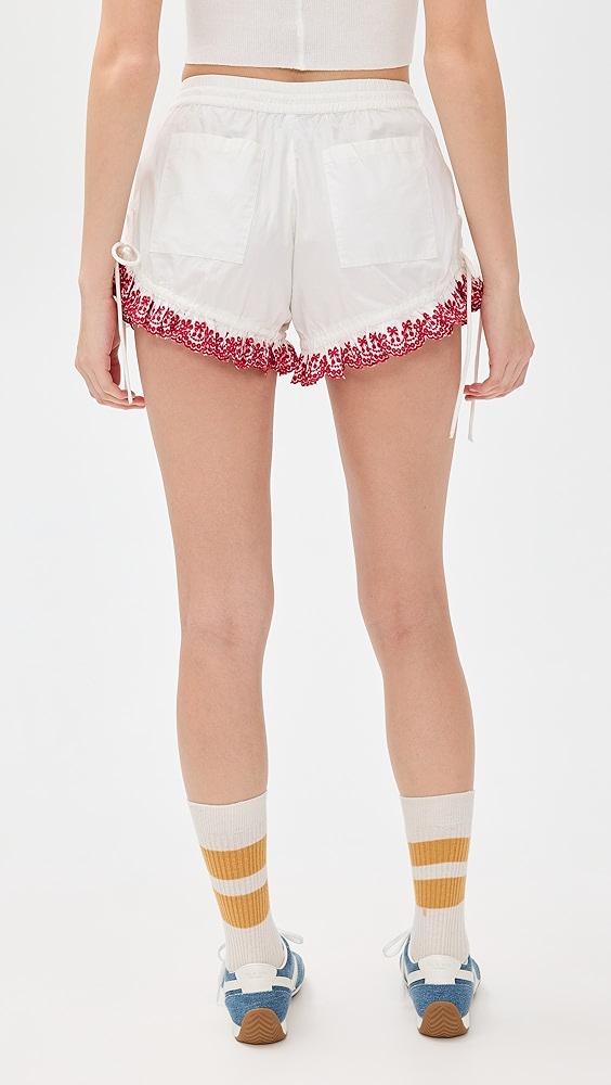 Damson Madder Jenna Bloomer Cherries Shorts | Shopbop Product Image