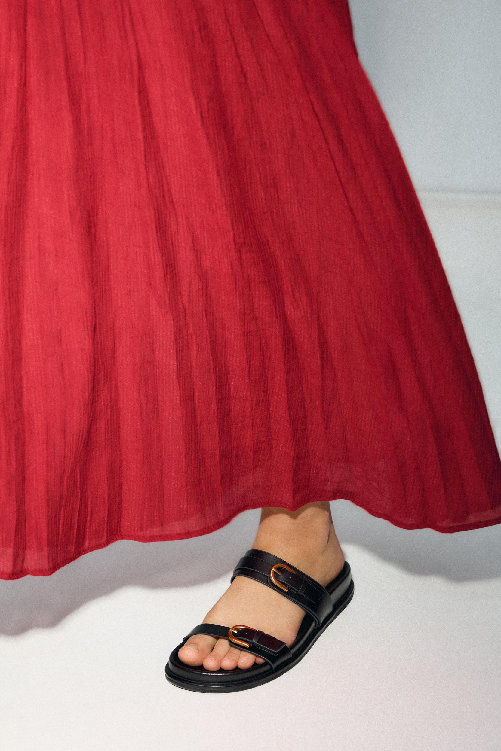 BUCKLED SANDALS Product Image