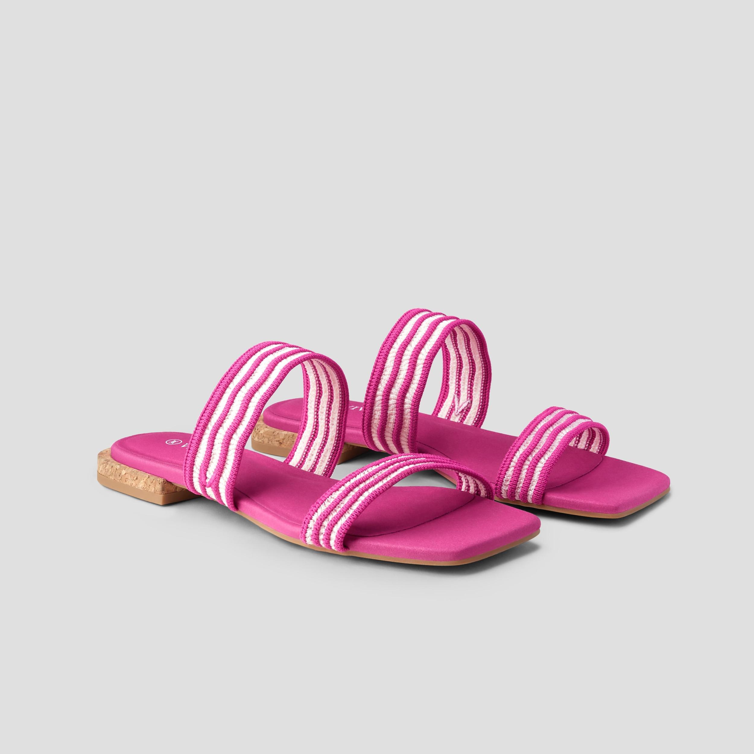 Square-Toe Slide Sandal (Maya) Product Image