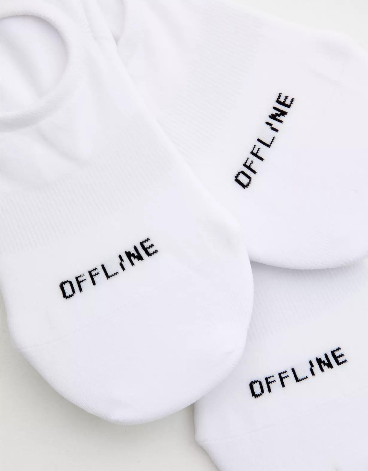 OFFLINE By Aerie Athletic No-Show Sock 3-Pack Product Image