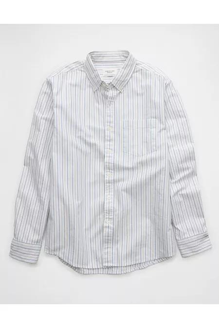 AE Everyday Oxford Striped Button-Up Shirt Men's Product Image