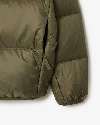 Short Water-Repellent Hooded Puffed Jacket Product Image