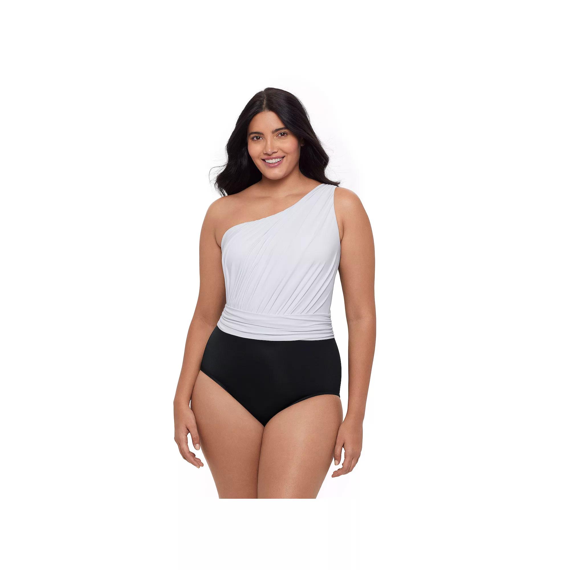 Women's Trimshaper Heather One-Piece Swim Suit, Size: 12, Seastones Product Image