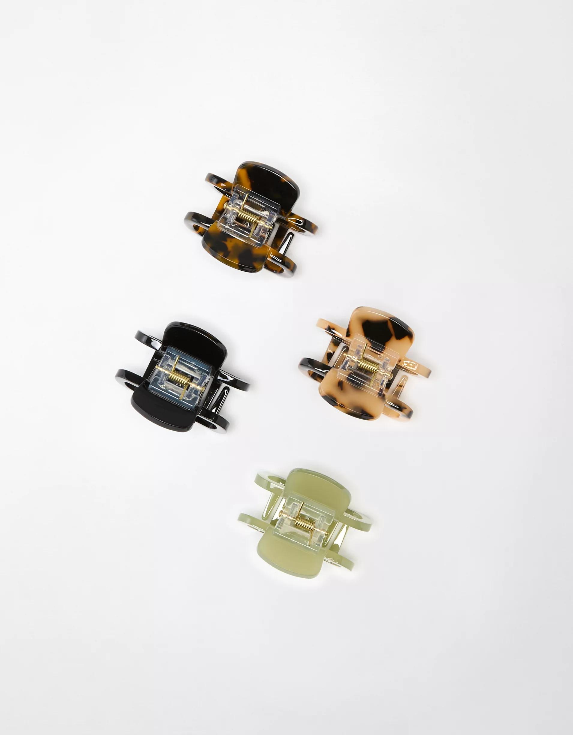 AE Green & Brown Claw Clip 4-Pack Product Image