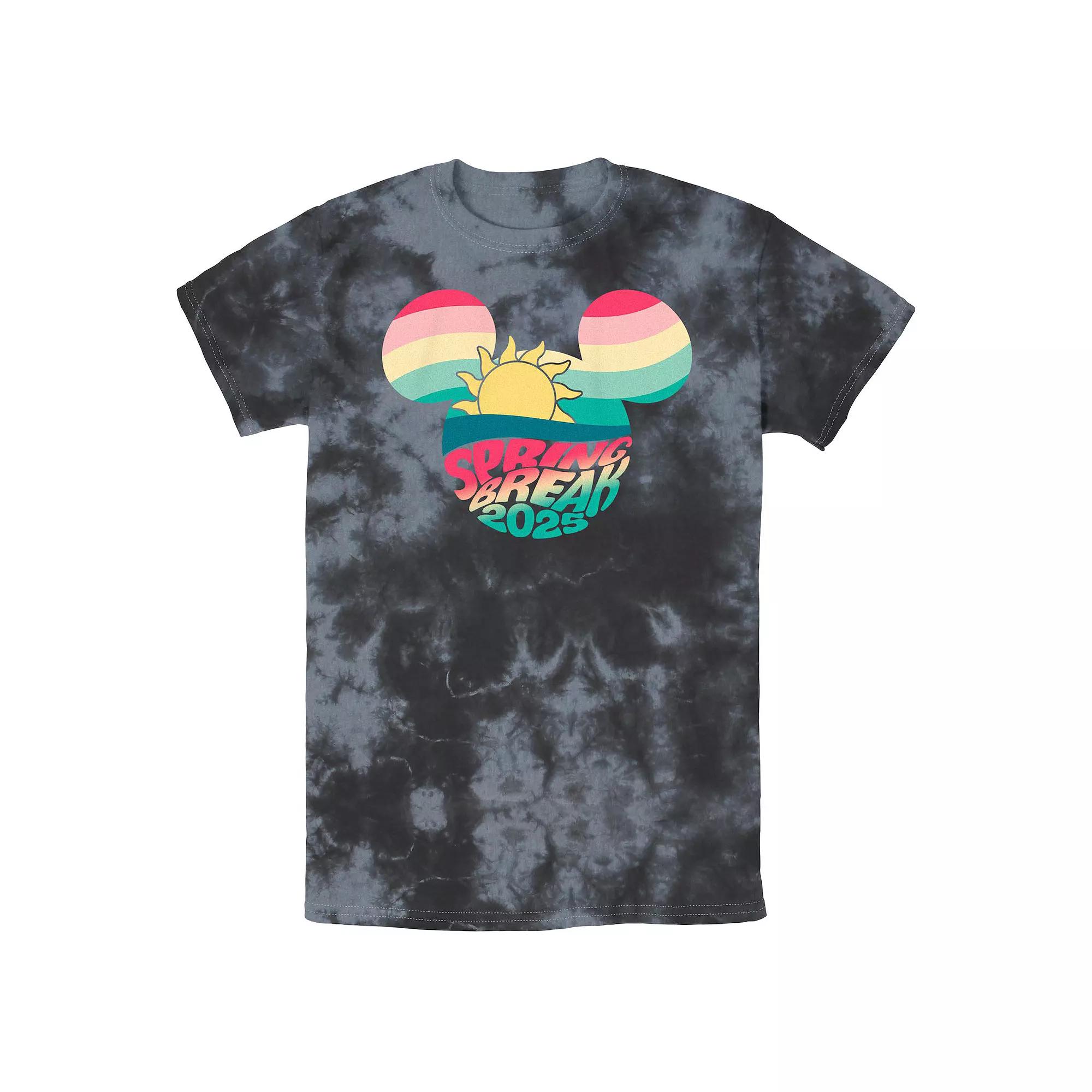 Disney's Mickey Mouse Spring Break 2025 Bombard Wash Men's Graphic Tee,  Product Image