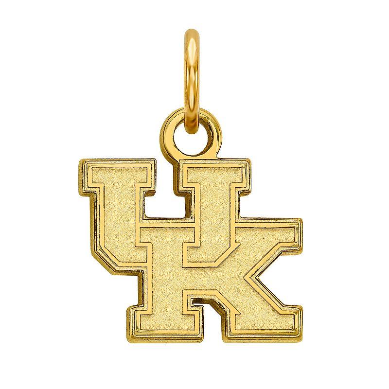 LogoArt 14k Gold over Silver Kentucky Wildcats Pendant Necklace, Women's, Size: 16MM, Gold Tone Product Image