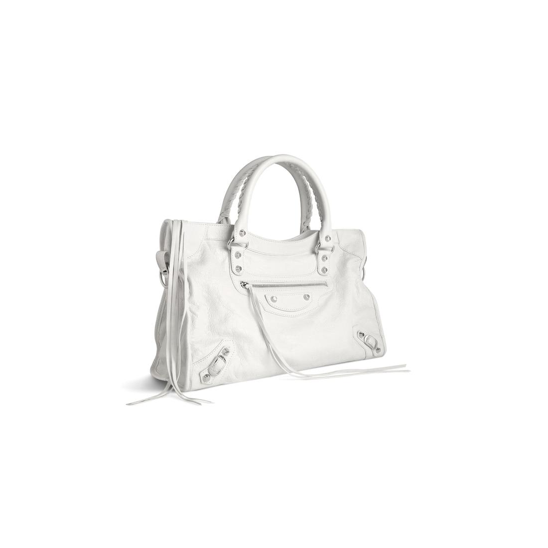 Le City Bag Medium in Optic White Product Image
