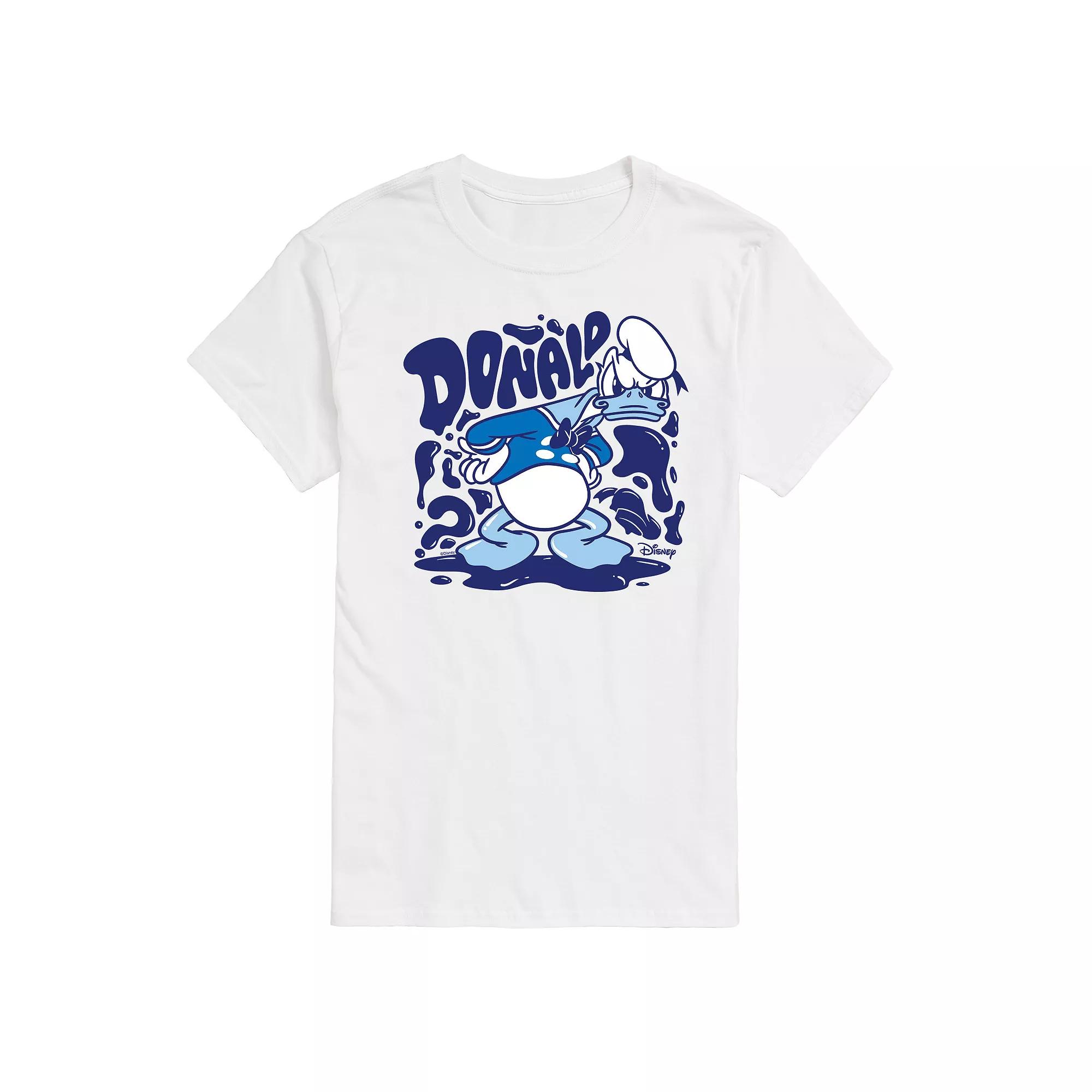 Disney's Donald Duck Big & Tall Drip Graphic Tee, Men's,  Product Image