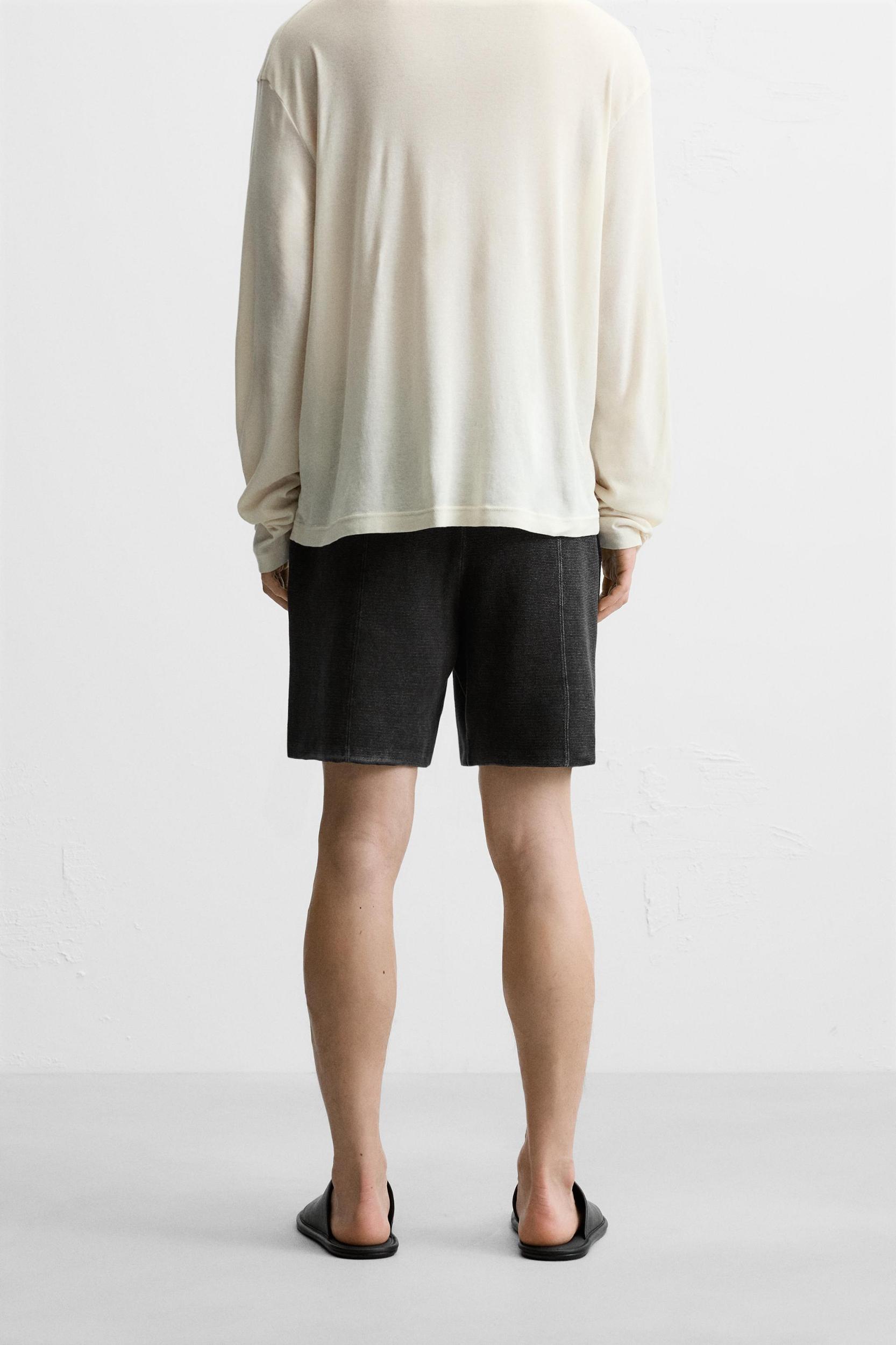 RELAXED FIT KNIT SHORTS Product Image