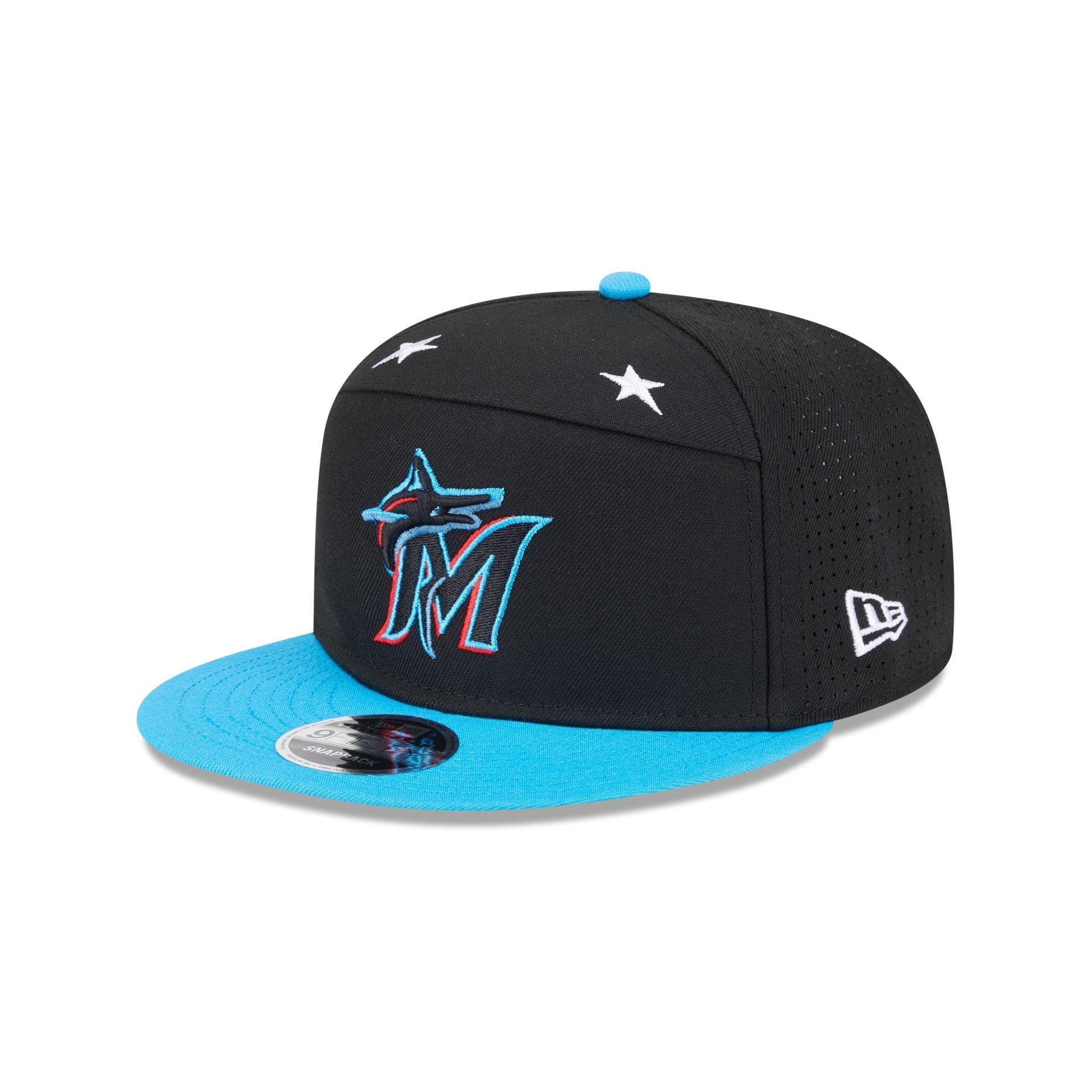 Miami Marlins 2025 All-Star Game Split Panel 9FIFTY Snapback Hat Male Product Image