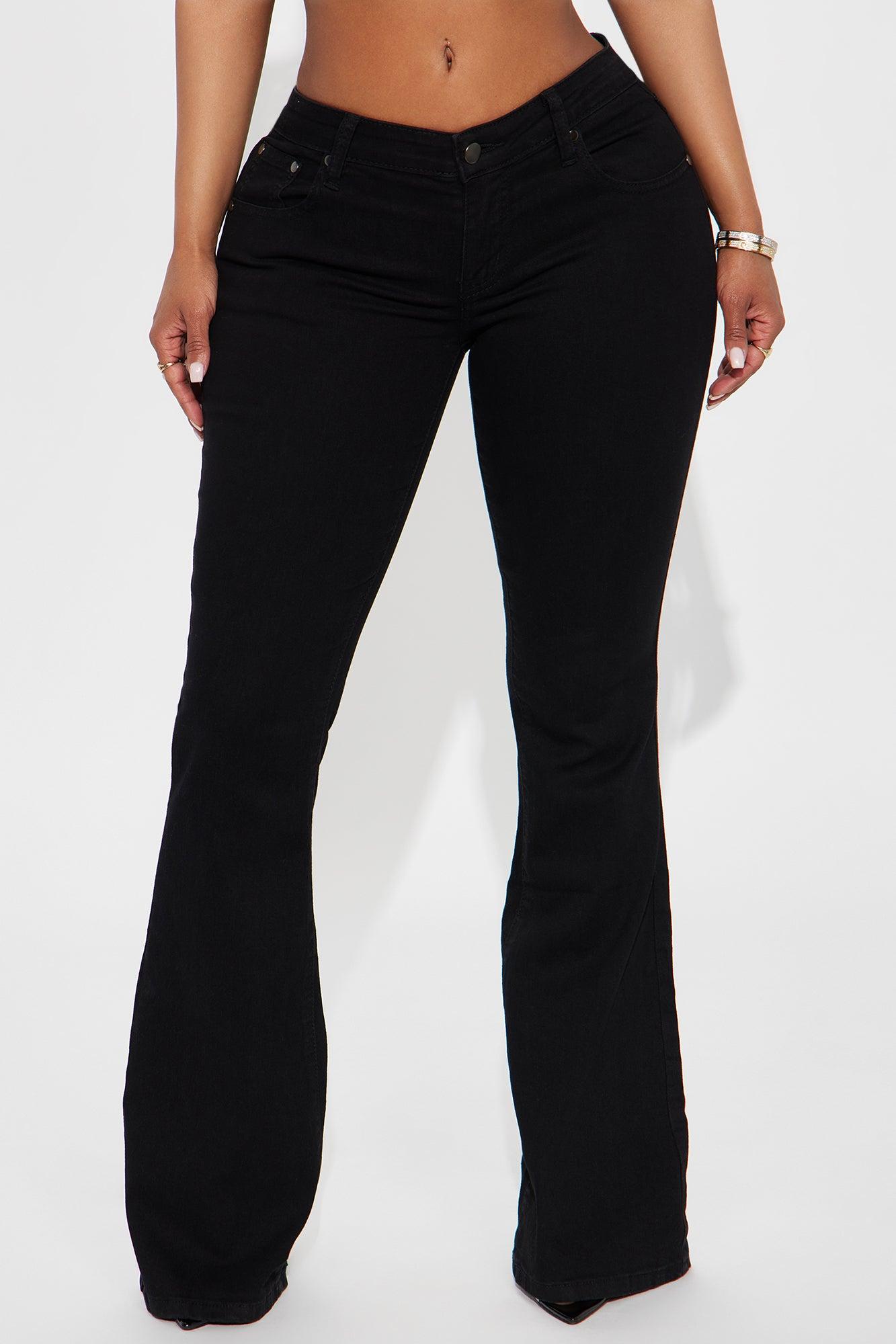 Everyday Low Rise Flare Denim Jeans - Black Female Product Image