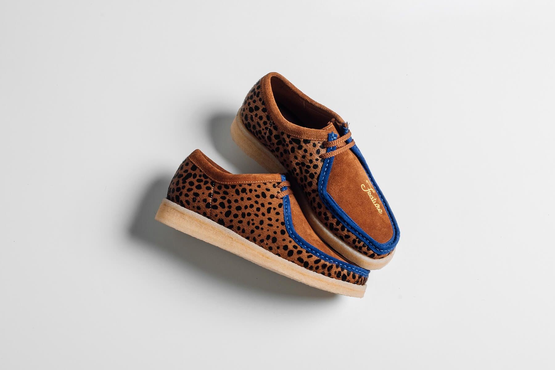 Feature x Padmore & Barnes P204 Original Low Top - Animal/Purple Male Product Image