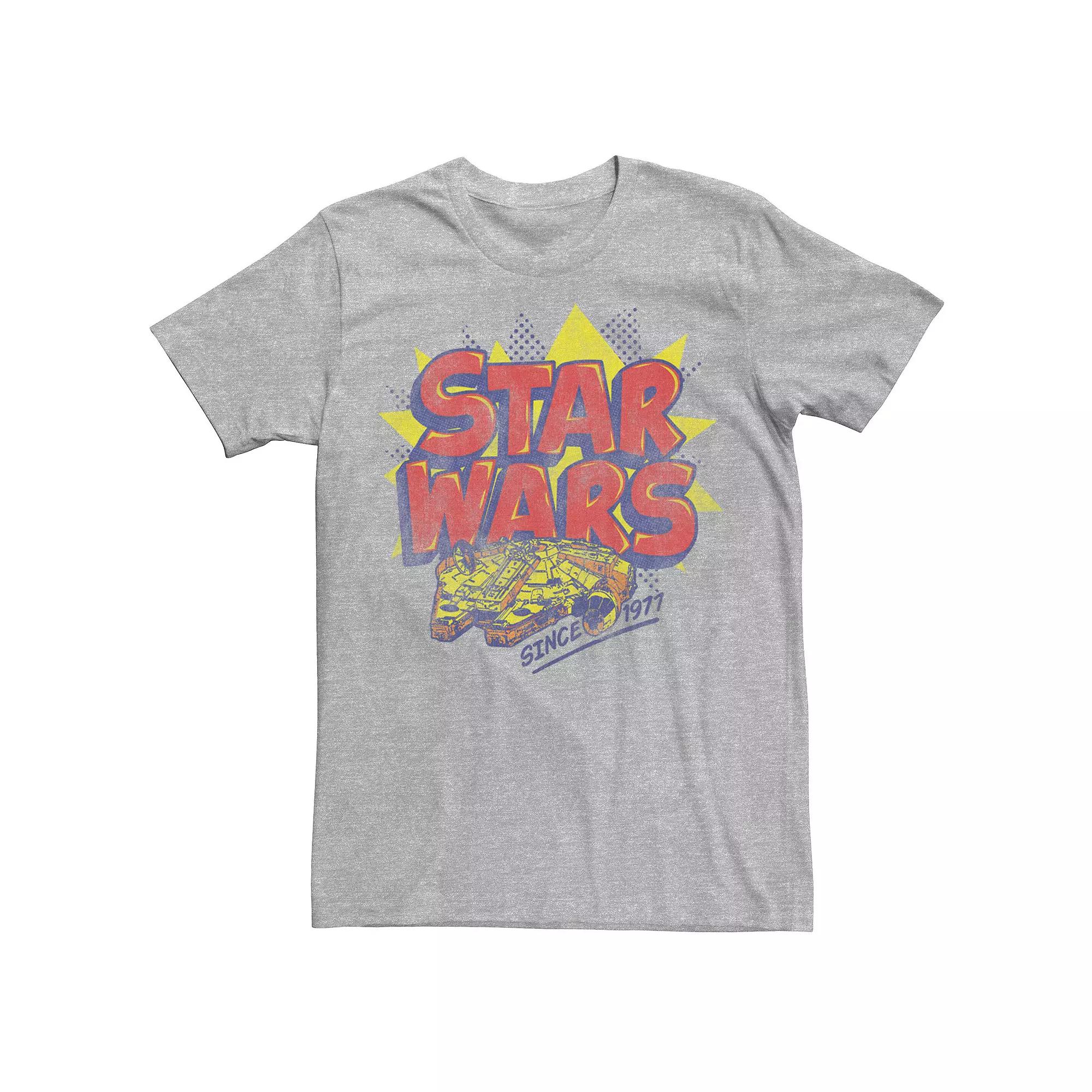 Men's Star Wars Millennium Falcon Retro Logo Tee,  Product Image