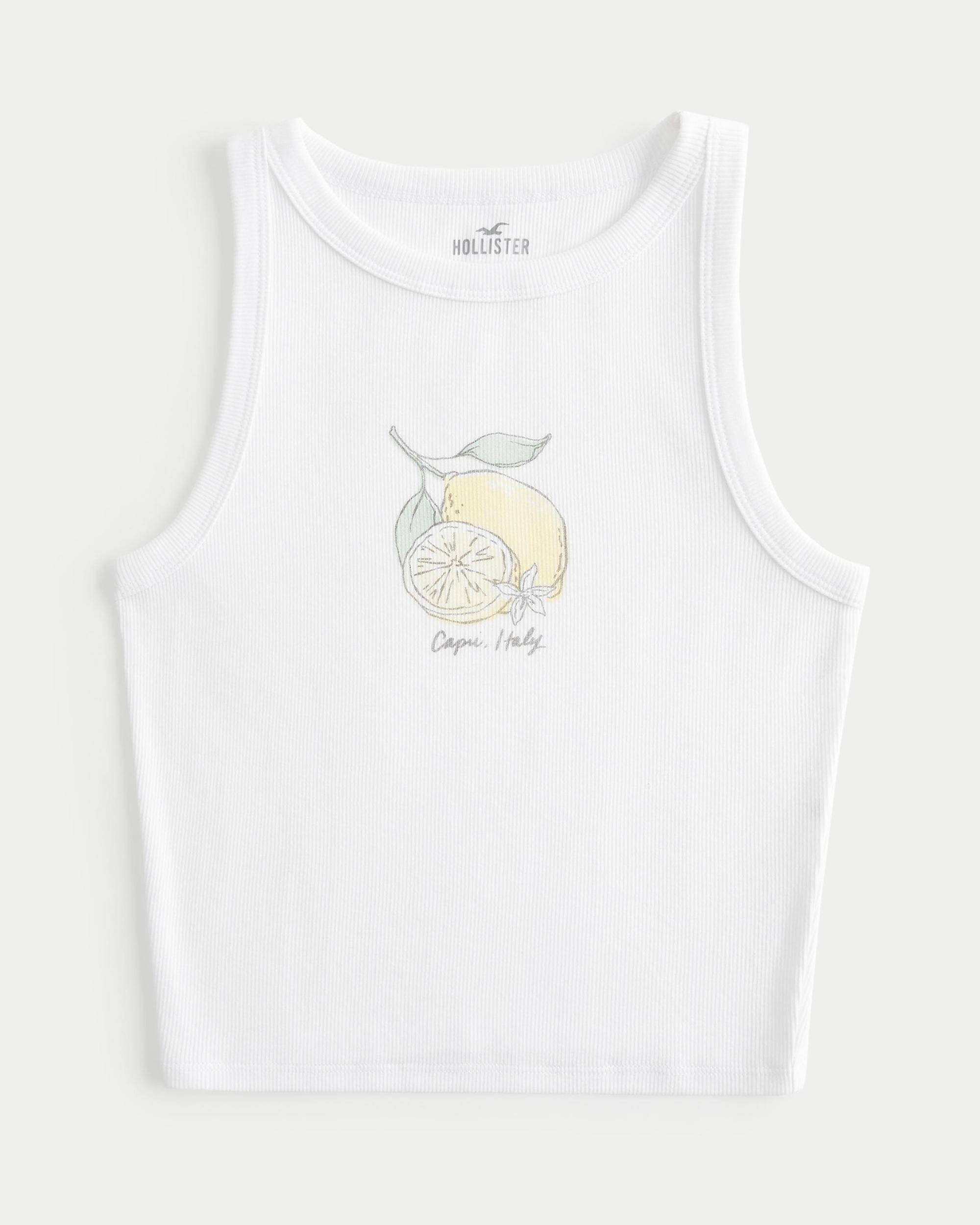 Ribbed Capri Italy Graphic Tank Product Image