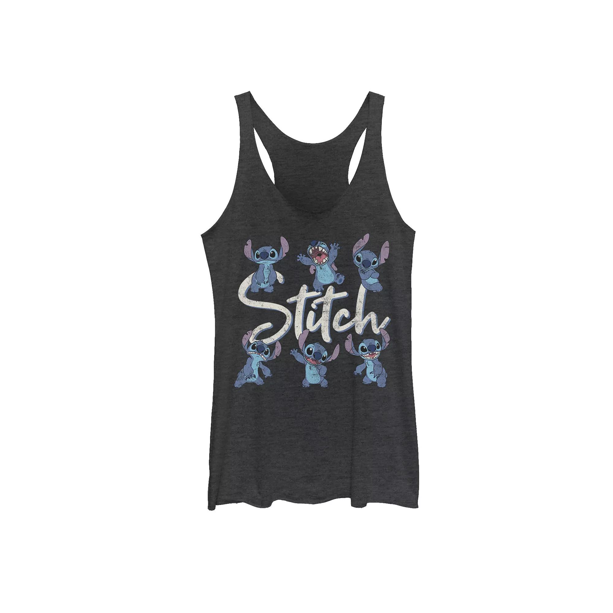Juniors' Disney's Lilo & Stitch Poses Of Stitch Tank Top, Women's,  Product Image