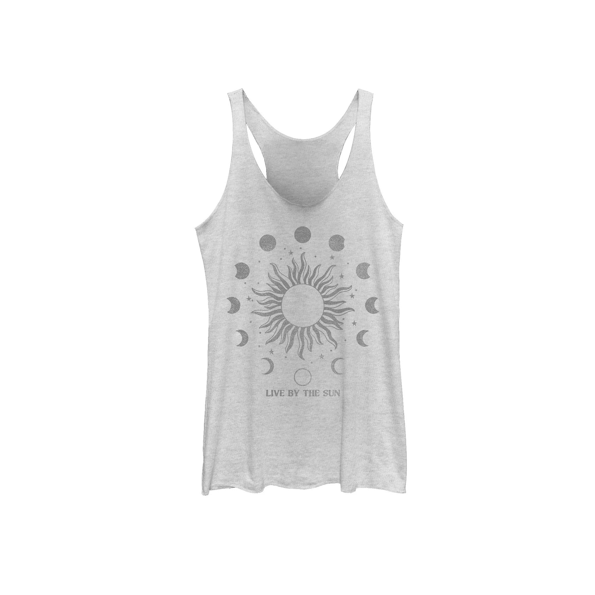 Juniors' Live By The Sun Distressed Stamp Tank Top, Girl's,  Product Image