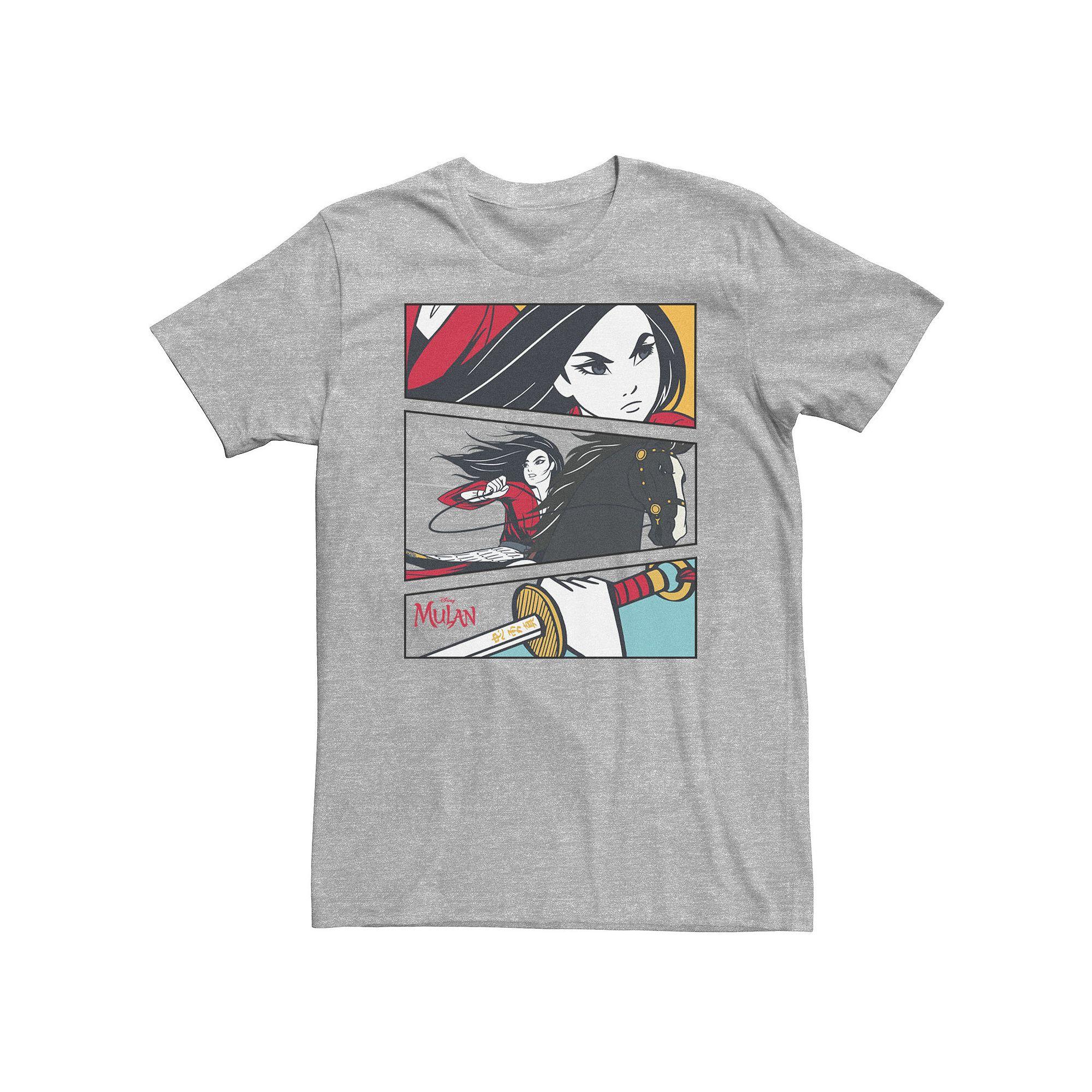 Disney's Mulan Big & Tall Live Action Comic Action Panels Tee, Men's,  Product Image