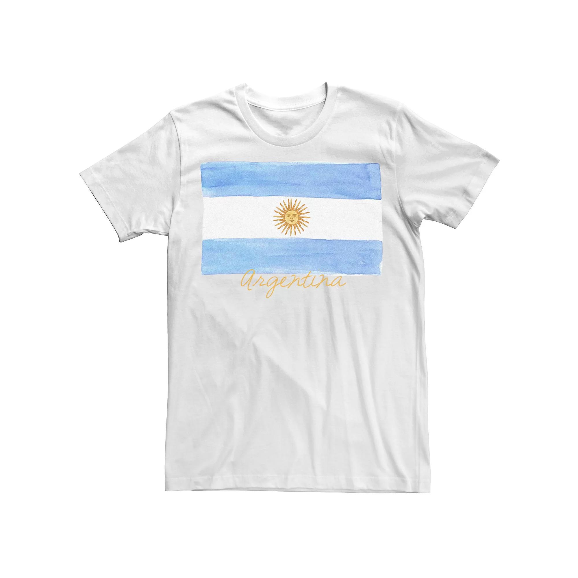 Men's HHM Watercolor Argentina Flag Tee,  Product Image