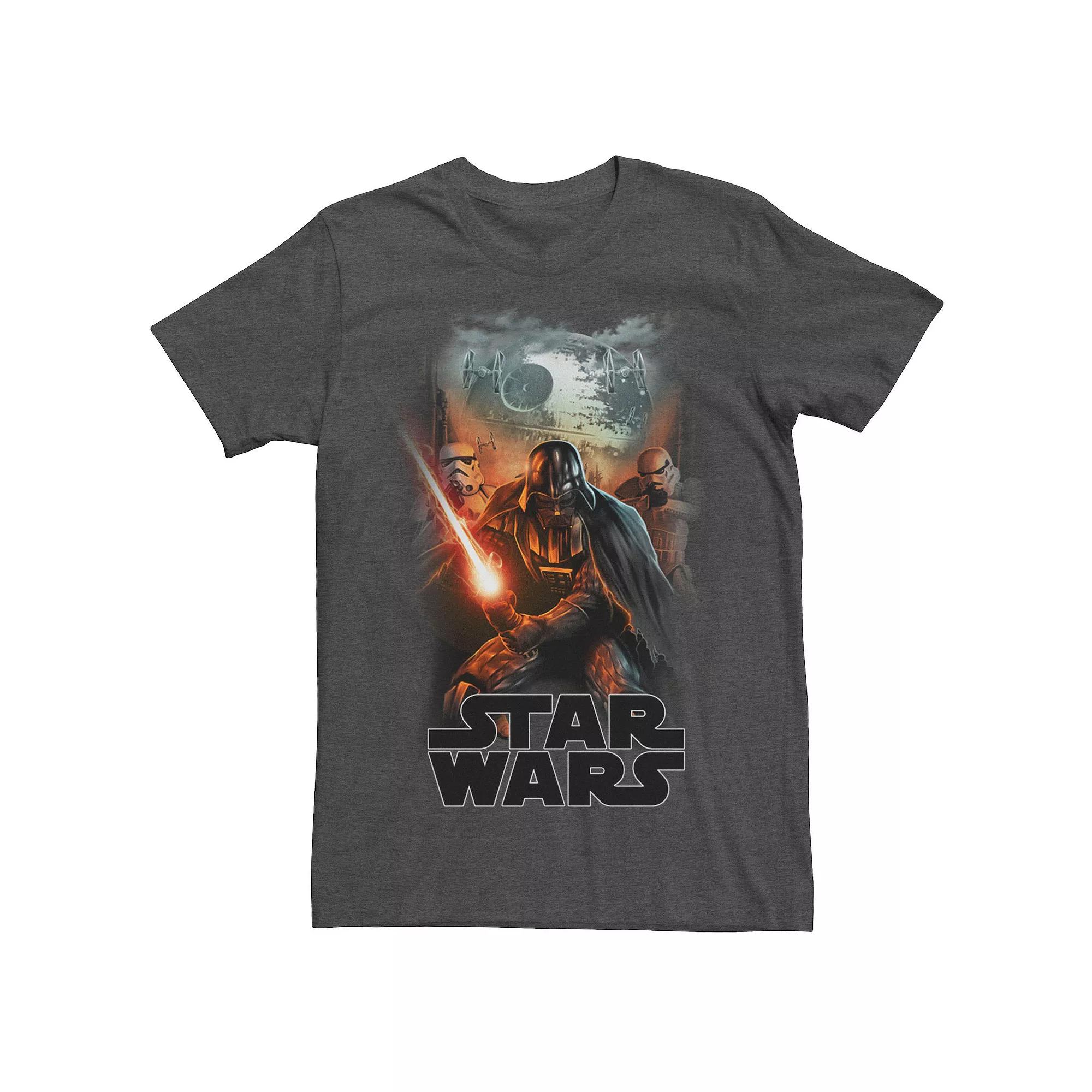 Men's Star Wars Darth Vader Dark Poster Tee,  Product Image