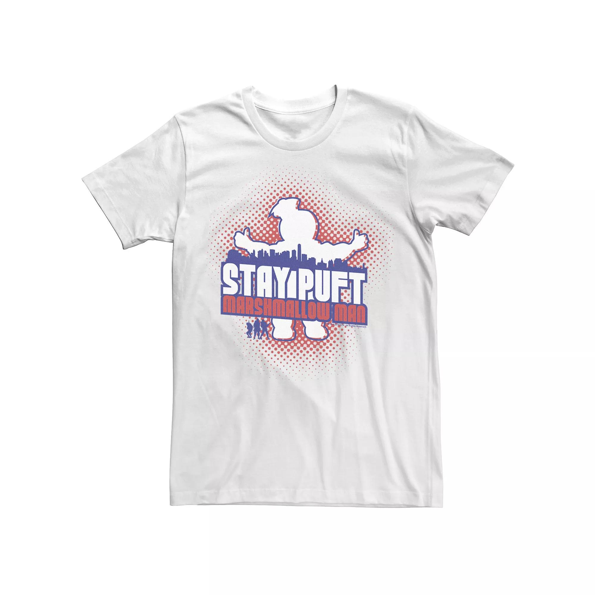 Men's Ghostbusters Marshmallow Man Stay Puft Silhouette Graphic Tee,  Product Image