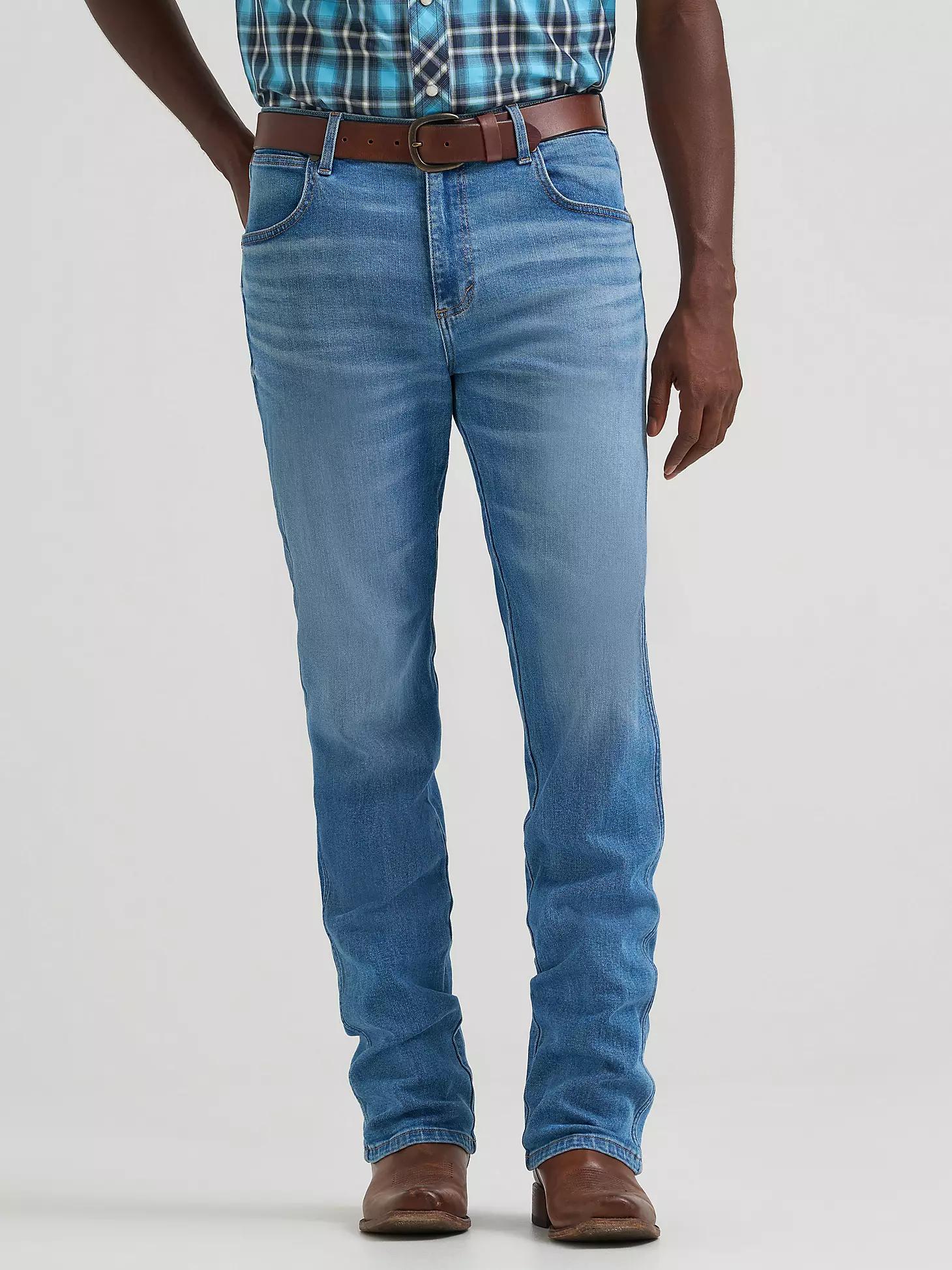 Men's Wrangler Retro® Slim Fit Straight Leg Jean | Men's JEANS | Wrangler® Product Image