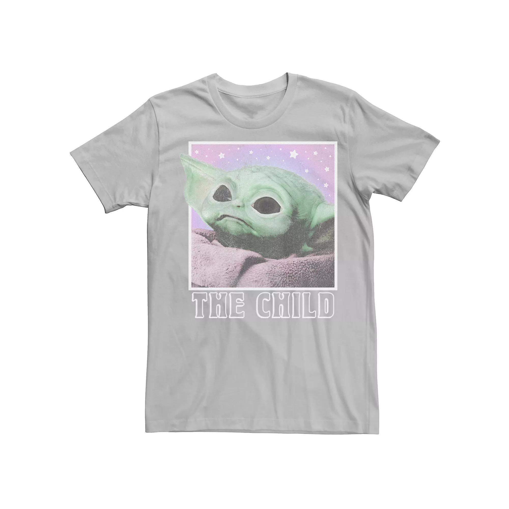 Men's Star Wars The Mandalorian Cosmic Child Galactic Tee,  Product Image
