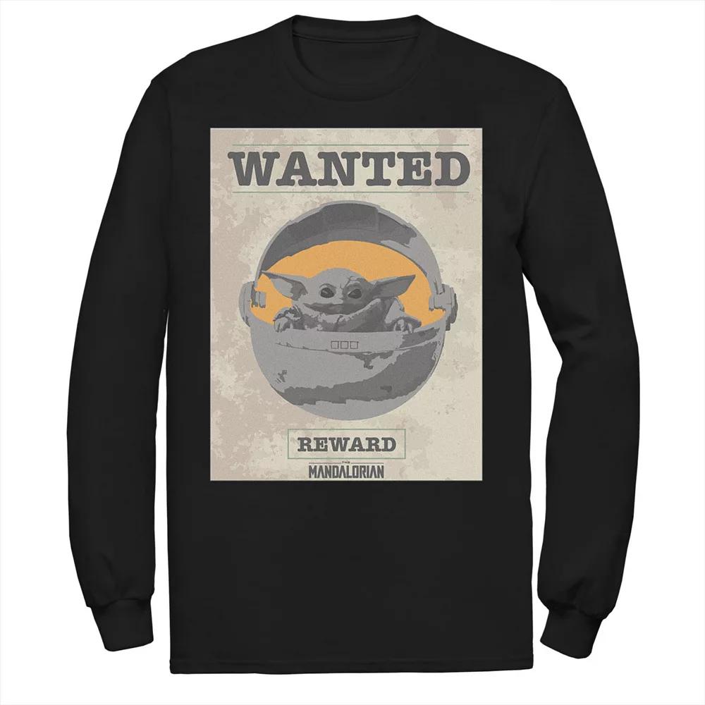 Men's Star Wars The Mandalorian The Child Wanted Poster Tee,  Product Image
