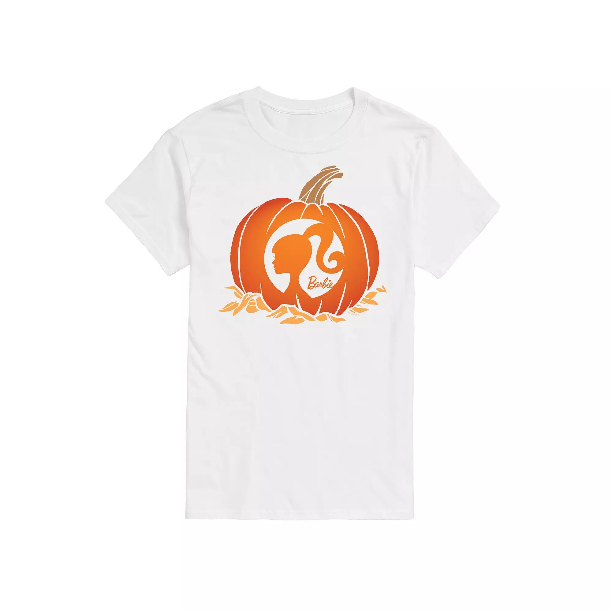 Men's Barbie Pumpkin Logo Graphic Tee,  Product Image