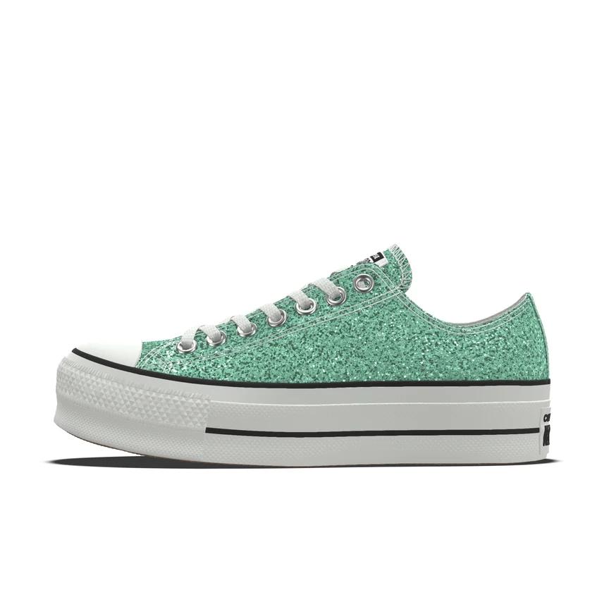 Custom Chuck Taylor All Star Lift Platform Glitter By You Product Image