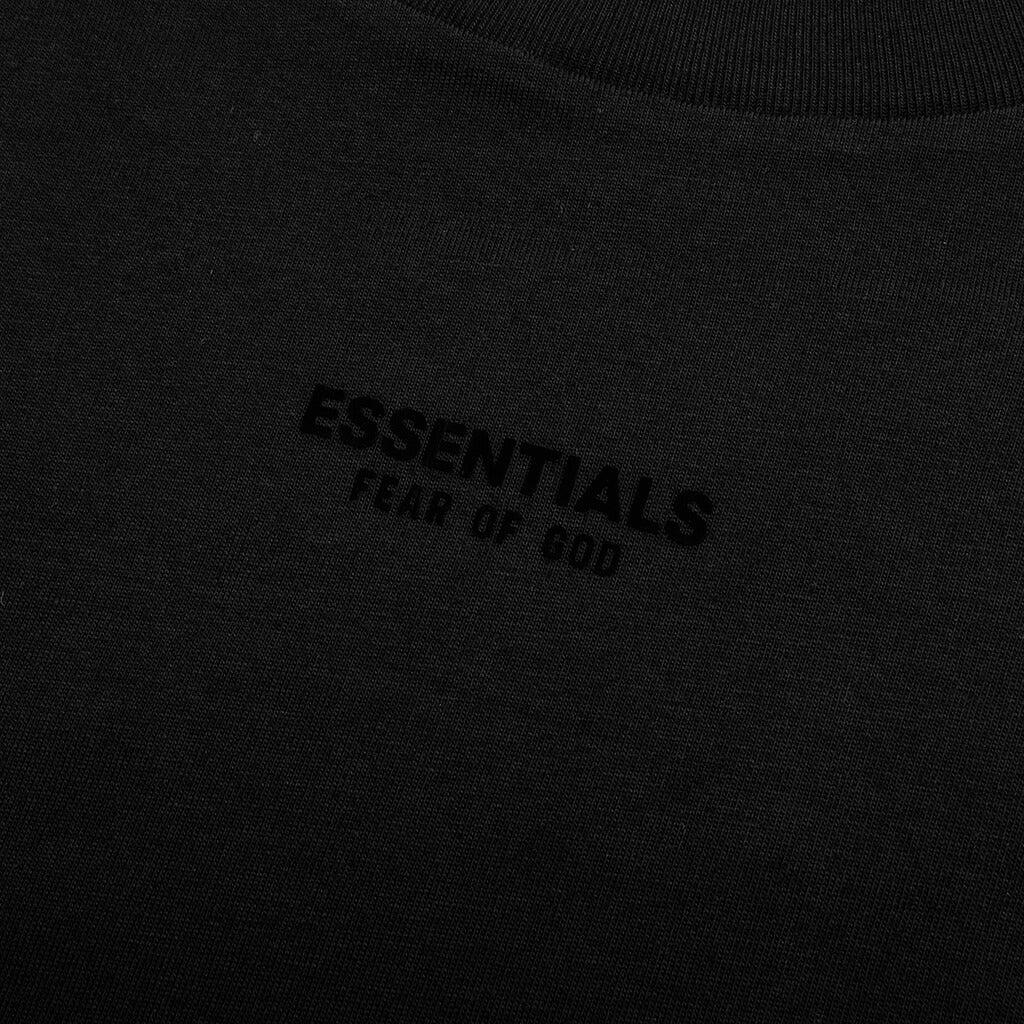 Essentials L/S Tee - Jet Black Male Product Image