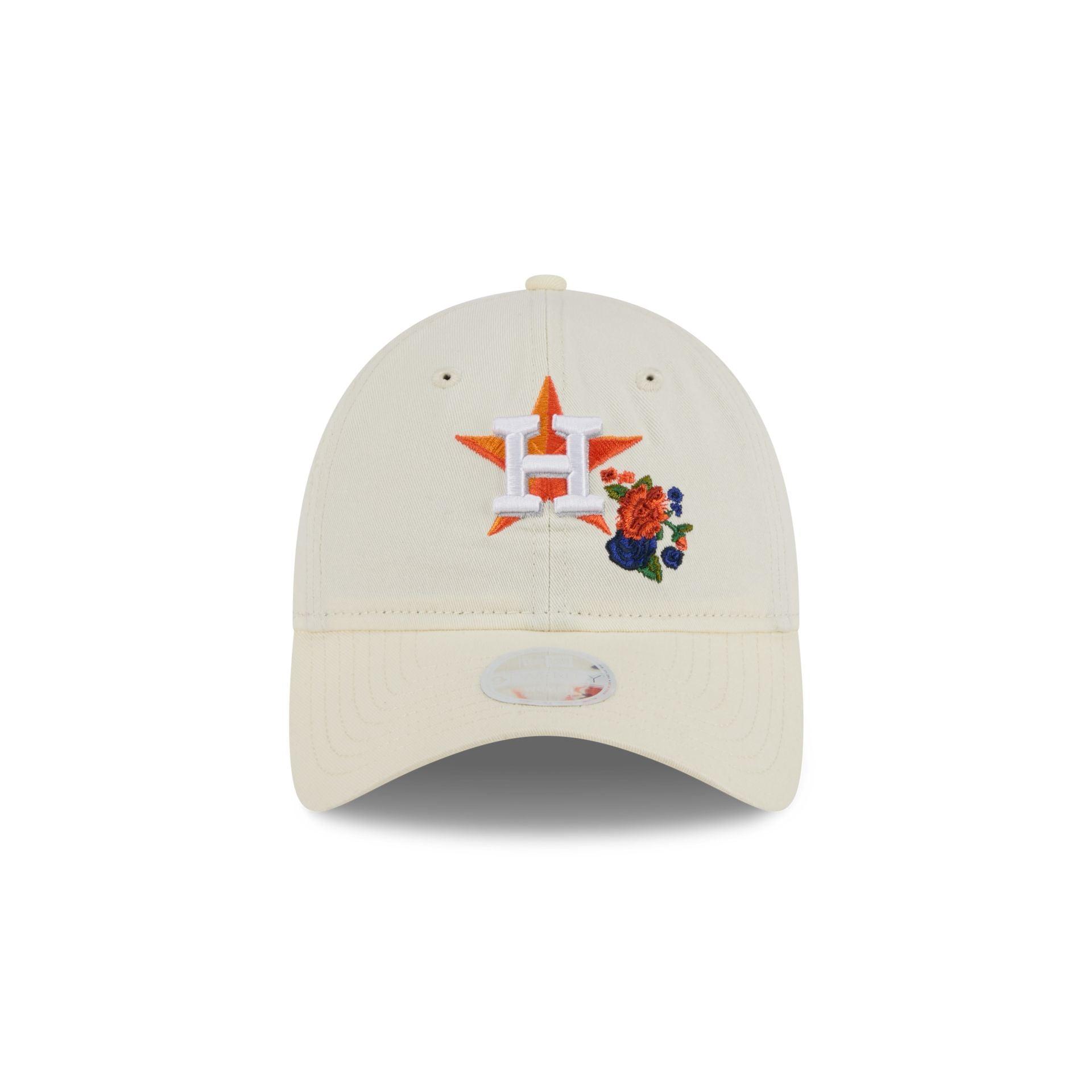 Houston Astros Women's Floral Stitch 9TWENTY Adjustable Hat Female Product Image