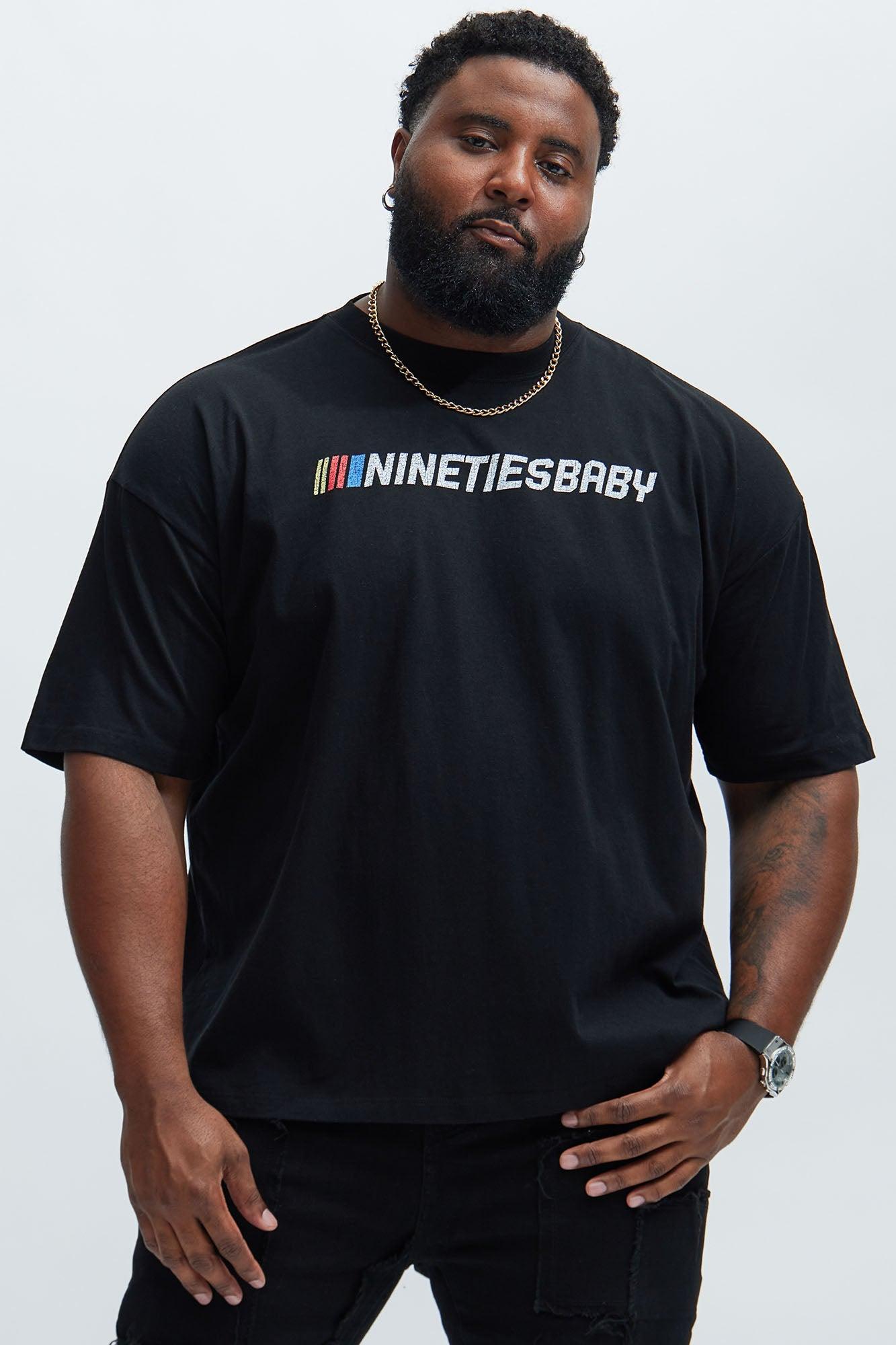 90's Till Infinity Oversized Short Sleeve Tee - Black Product Image