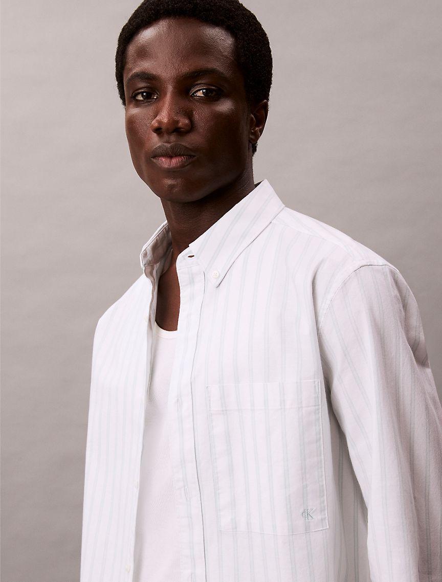 Stripe Oxford Classic Button-Down Shirt Product Image
