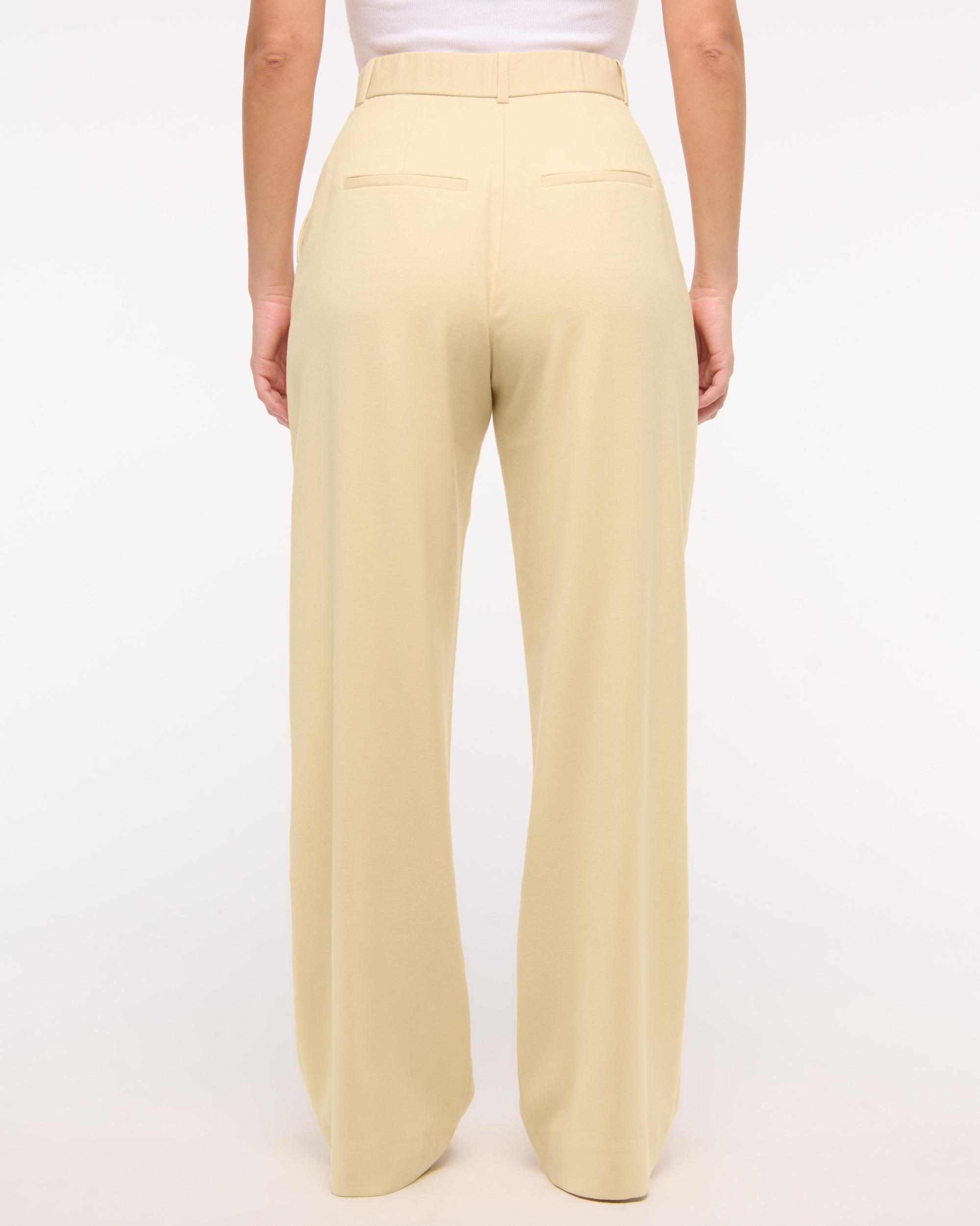 Curve Love A&F Sloane Tailored Wide Leg Pant Product Image