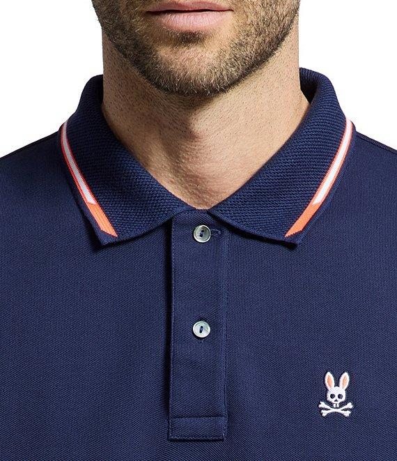 Psycho Bunny Stirling Pique Short Sleeve Polo Shirt Product Image