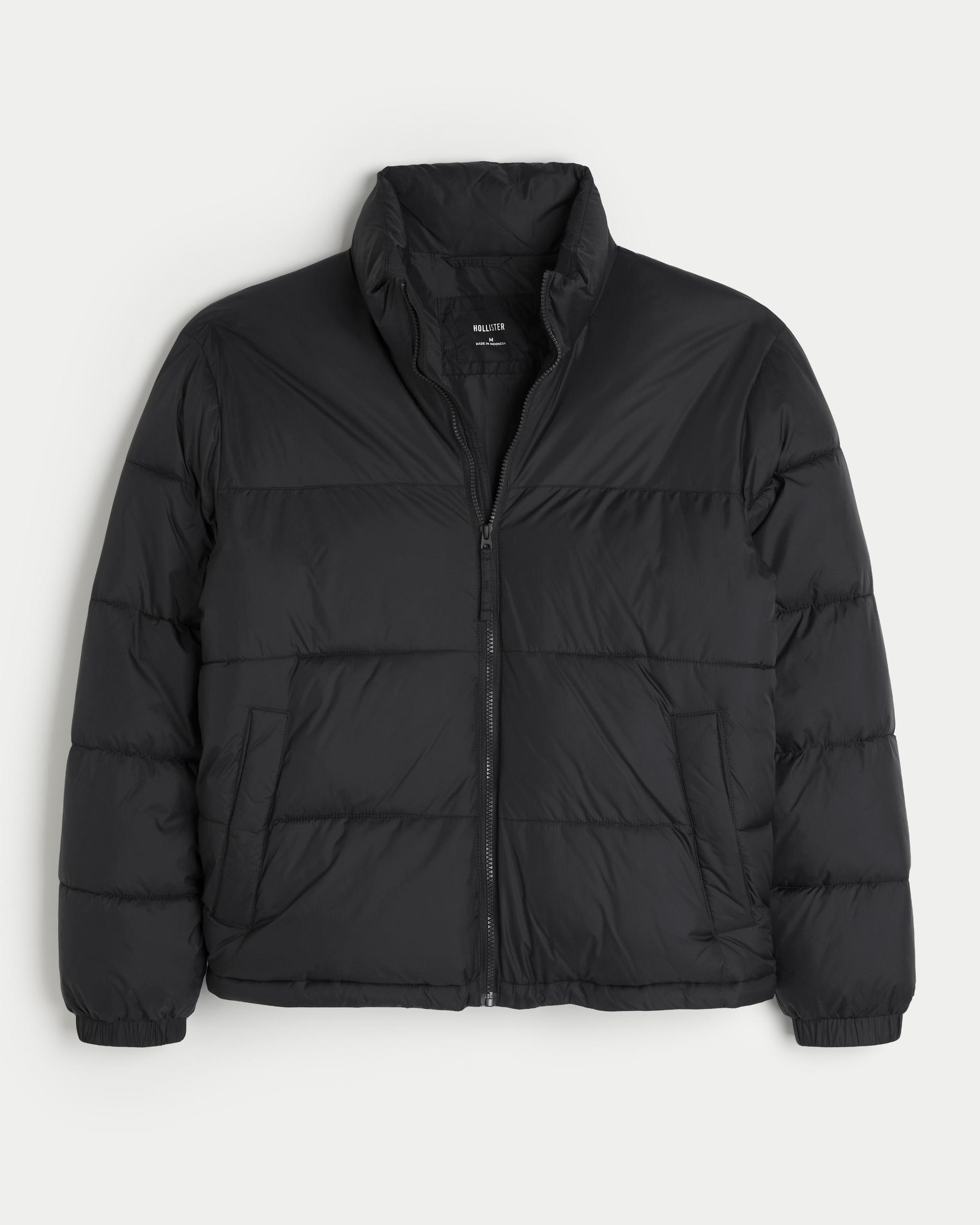Boxy Mock-Neck Puffer Jacket Product Image