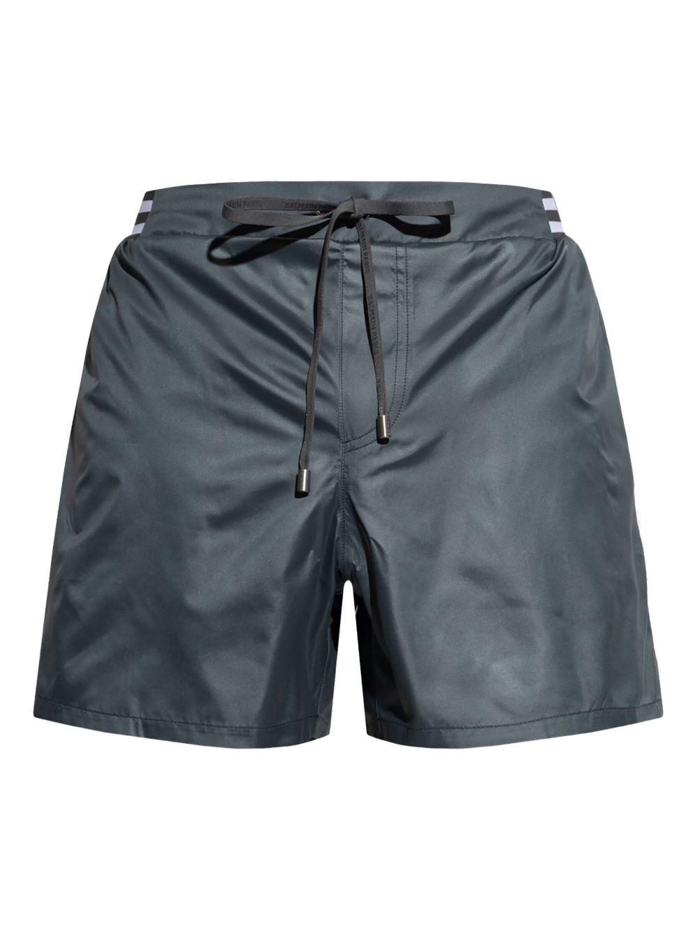 stripe-detail swim shorts Product Image