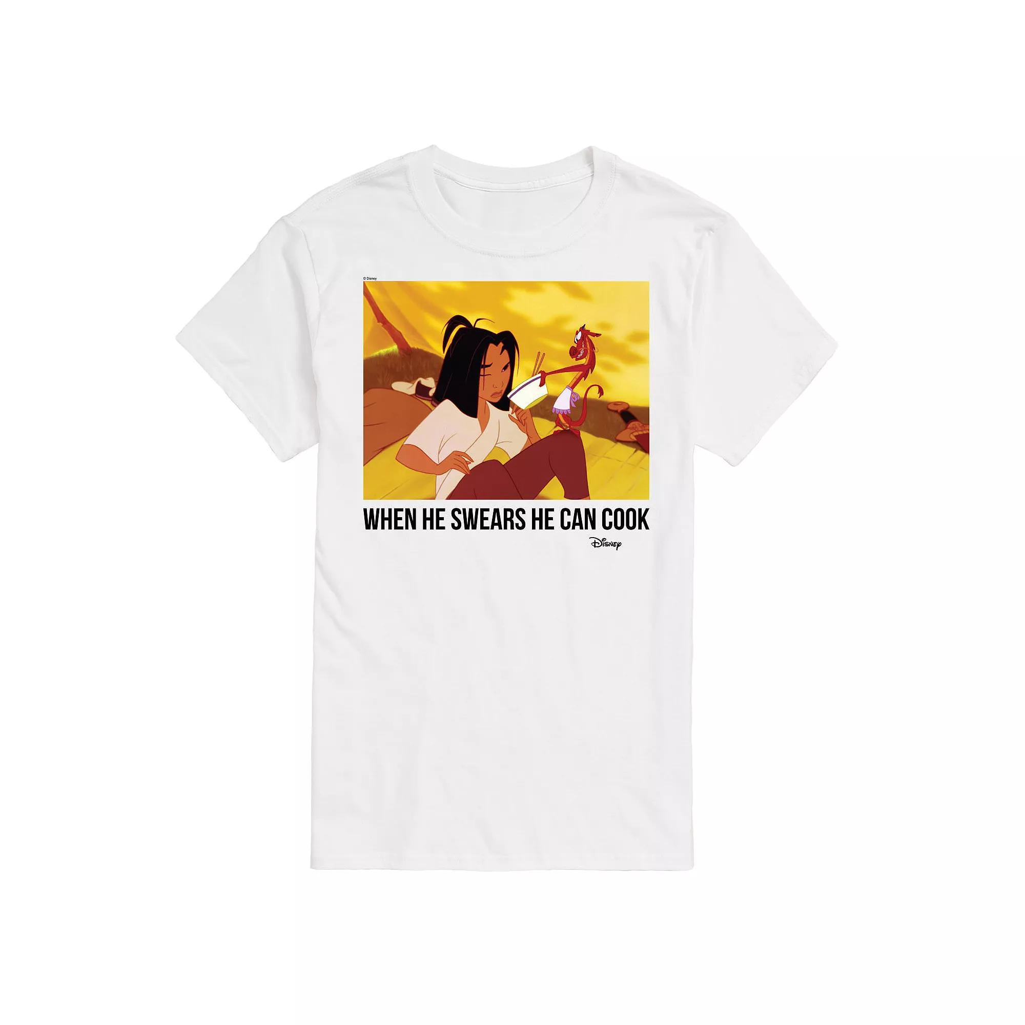 Disney's Mulan Big & Tall He Can Cook Graphic Tee, Men's,  Product Image