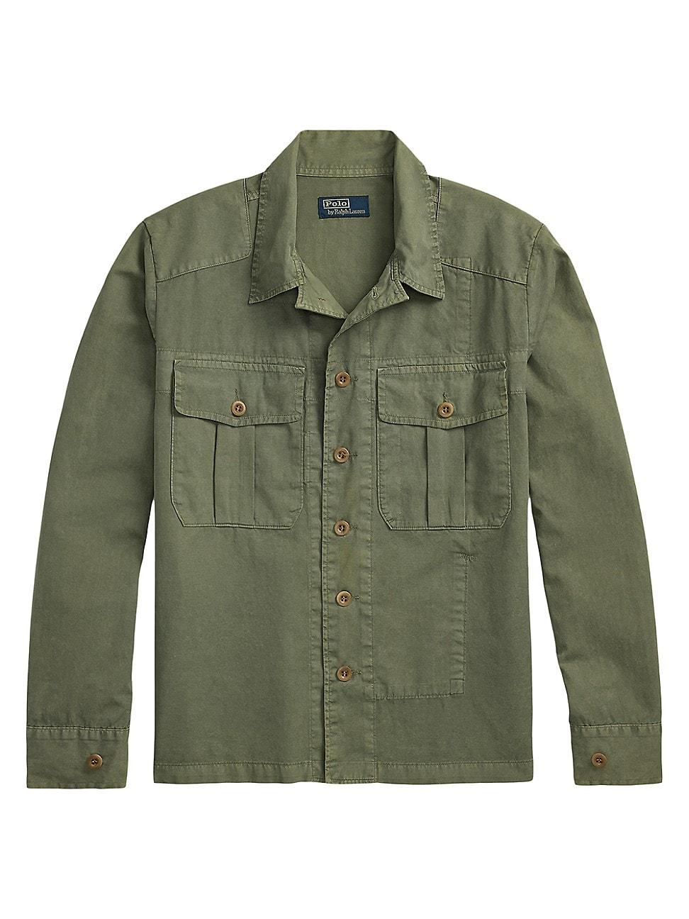 Mens Cotton Twill Overshirt Product Image