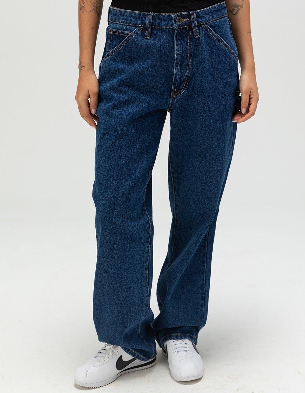 BRIXTON Essex Womens Painter Pants - MEDIUM INDIGO Product Image